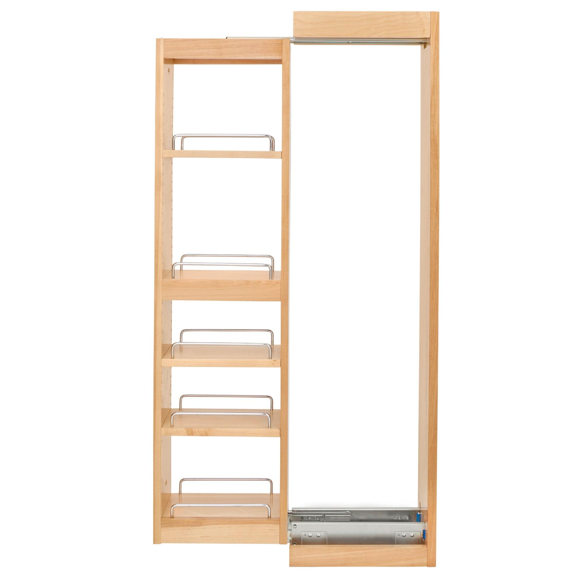 Rev-A-Shelf Pull Out Wall Filler Cabinet Wooden Organizer