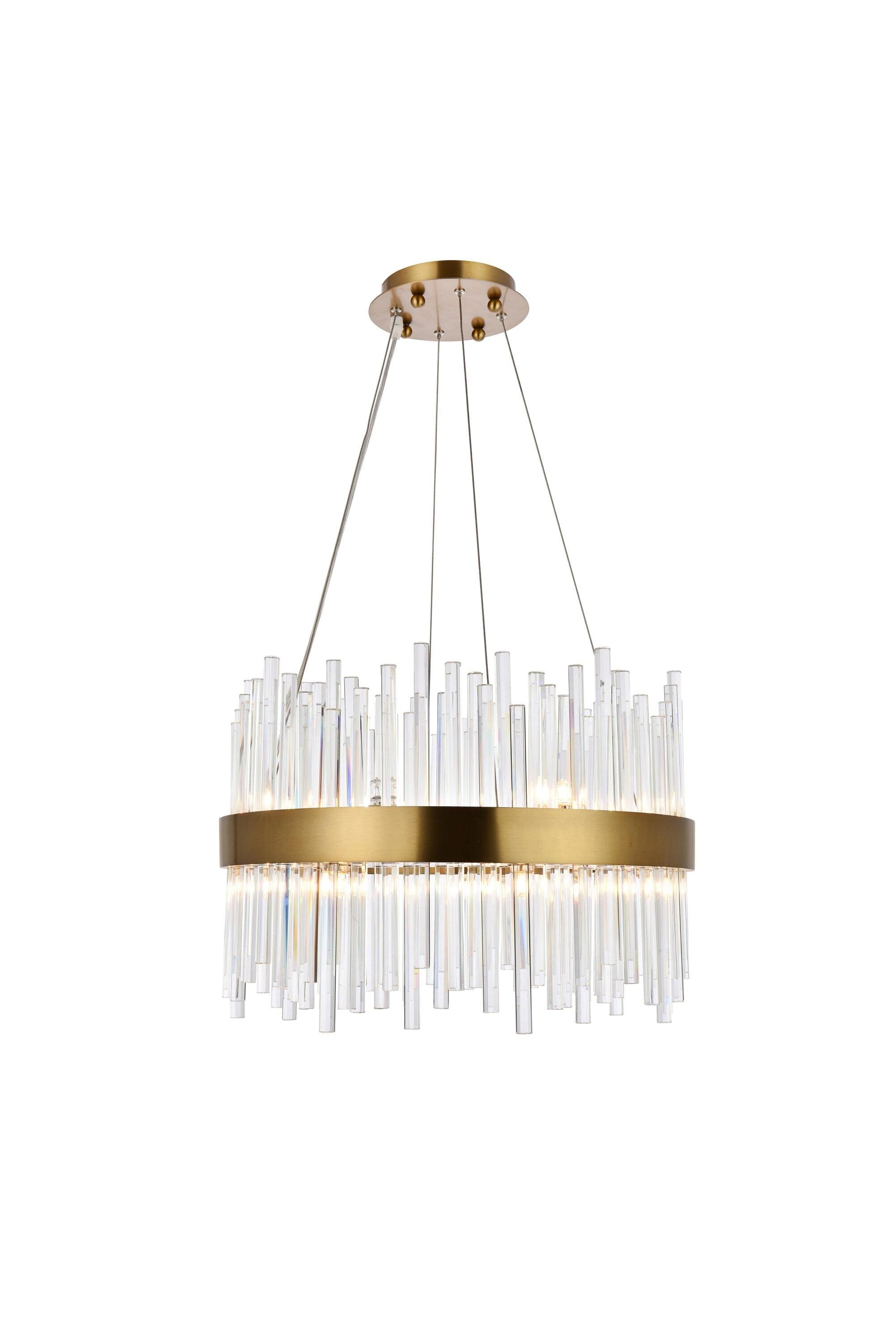 Elegant Lighting Dallas 14 - Light Chandelier in  Gold