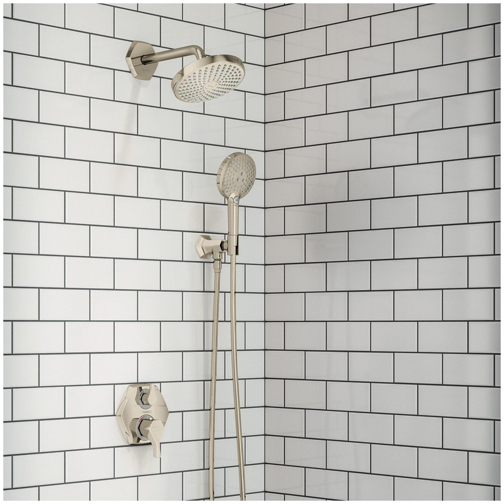 Hansgrohe Locarno Transitional 2-Handle 7-Inch Wide , Temperature Memory, Thermostatic Valve Trim Only, With Diverter In Chrome, 04820000