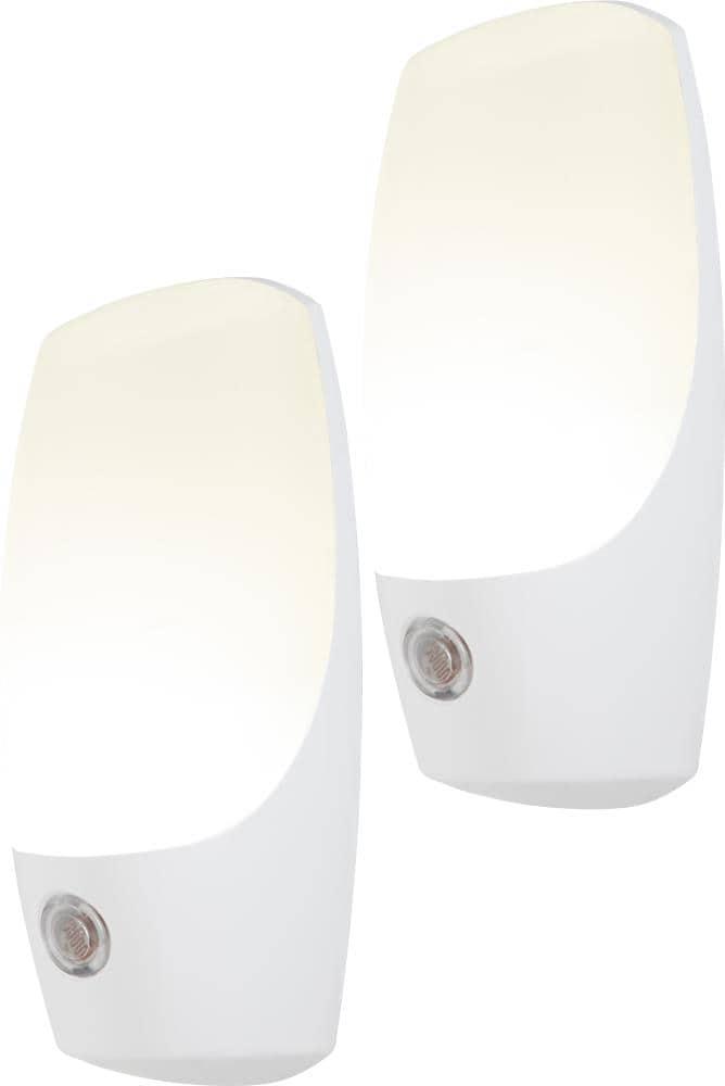 Energizer Automatic LED Night Light, White (Set of 2)