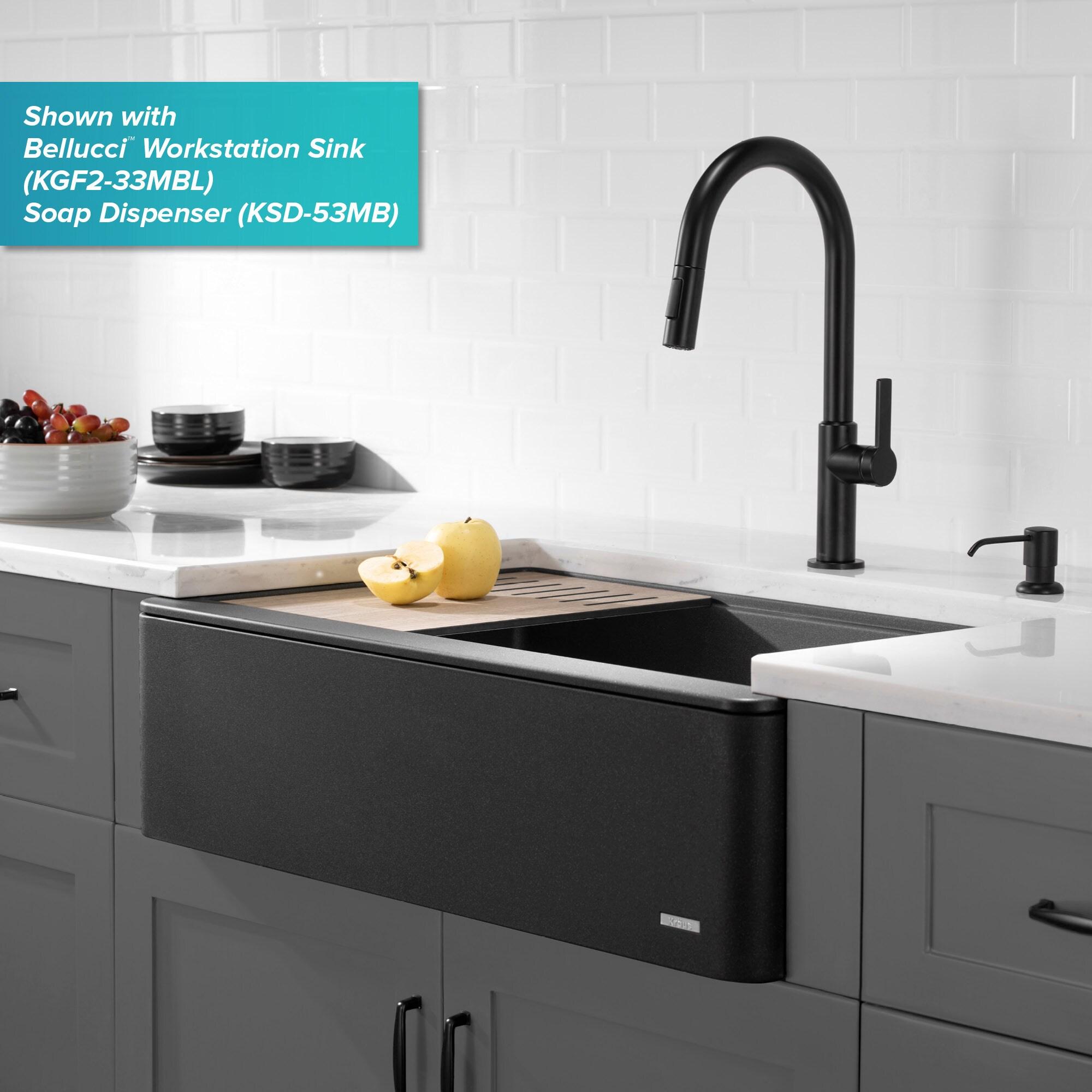 KRAUS Oletto Single Handle Pull Down Kitchen Faucet