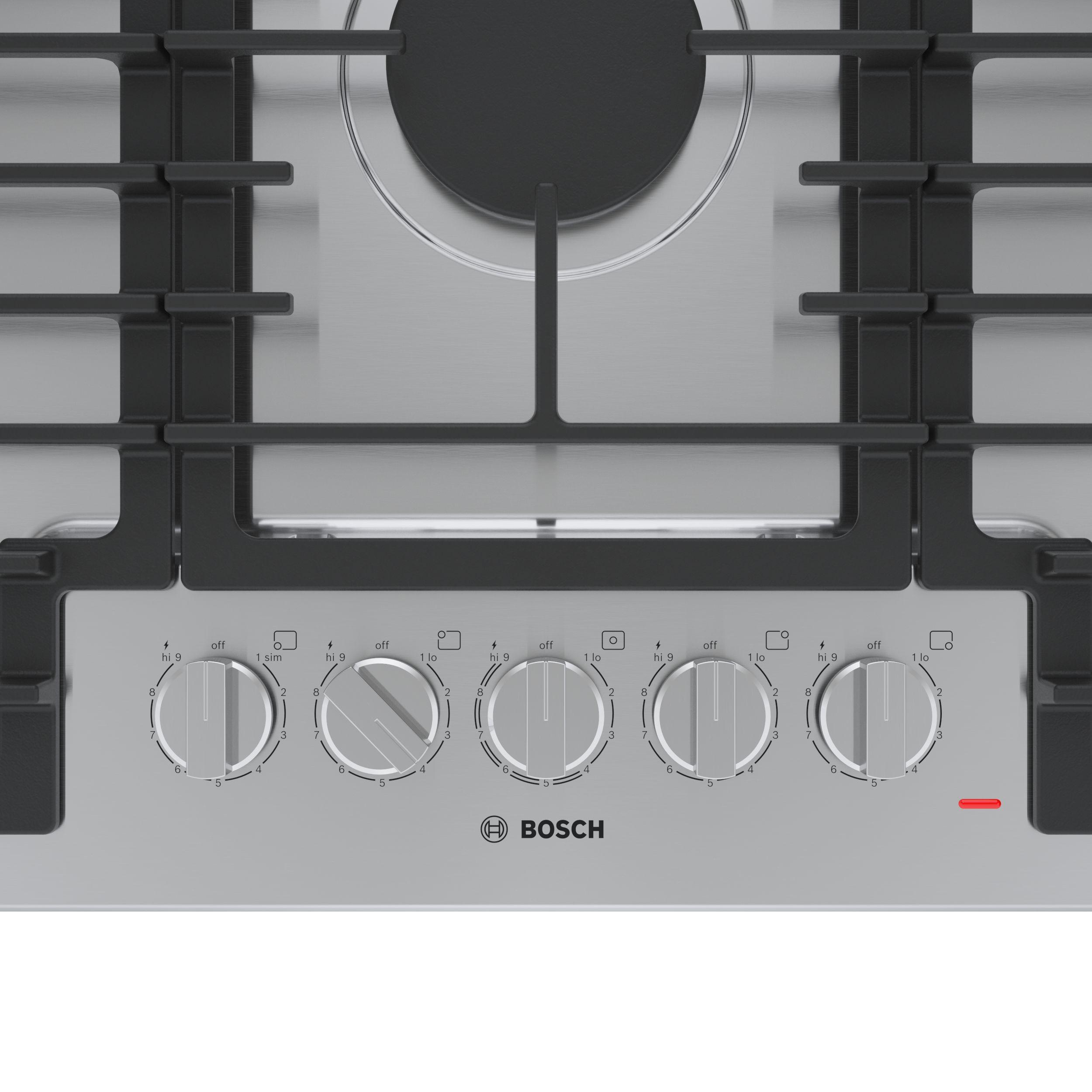 Bosch 800 Series,36' Gas Cooktop,5 Burner,SS NGM5659UC