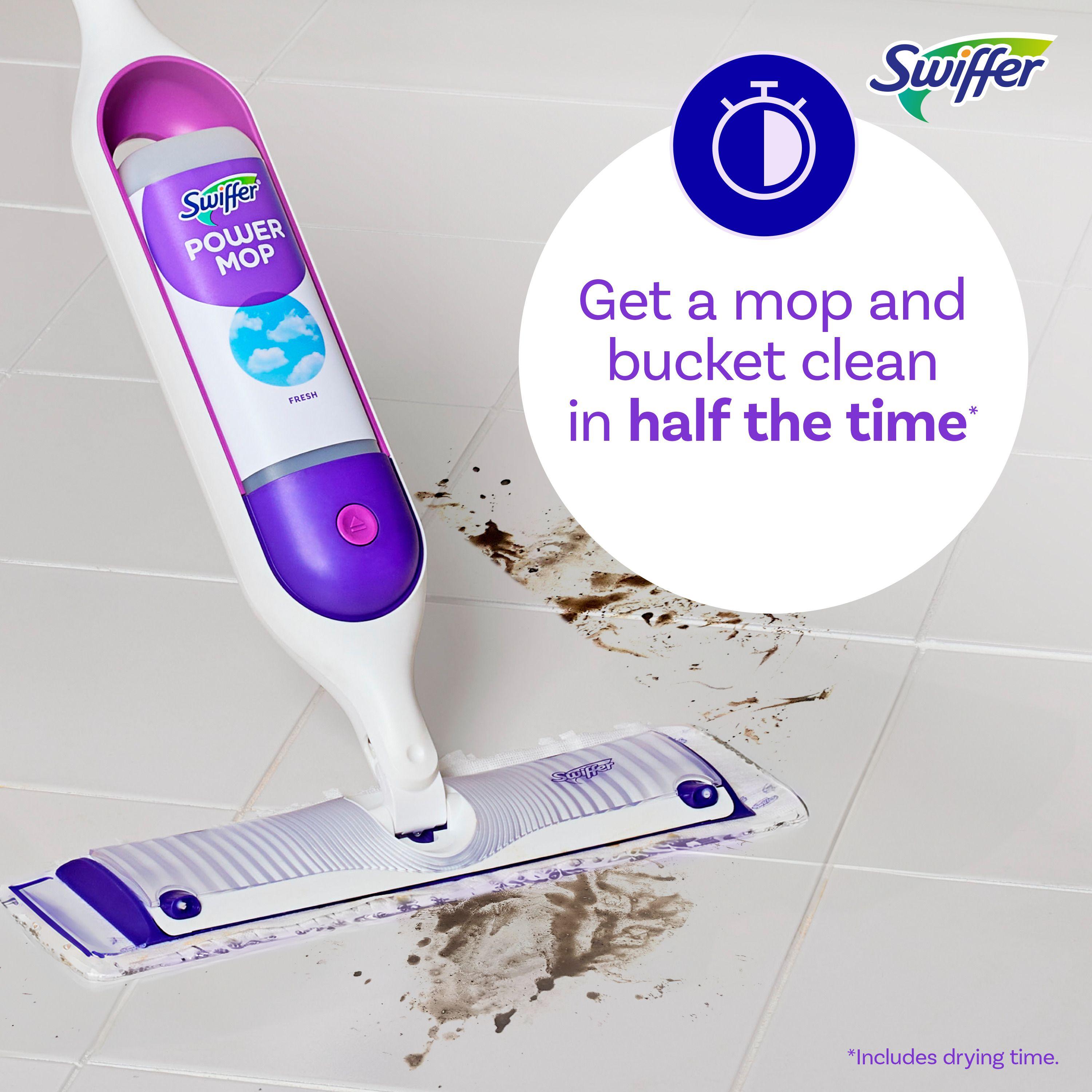Swiffer Power Mop Multi-Surface Mop Kit for Floor Cleaning