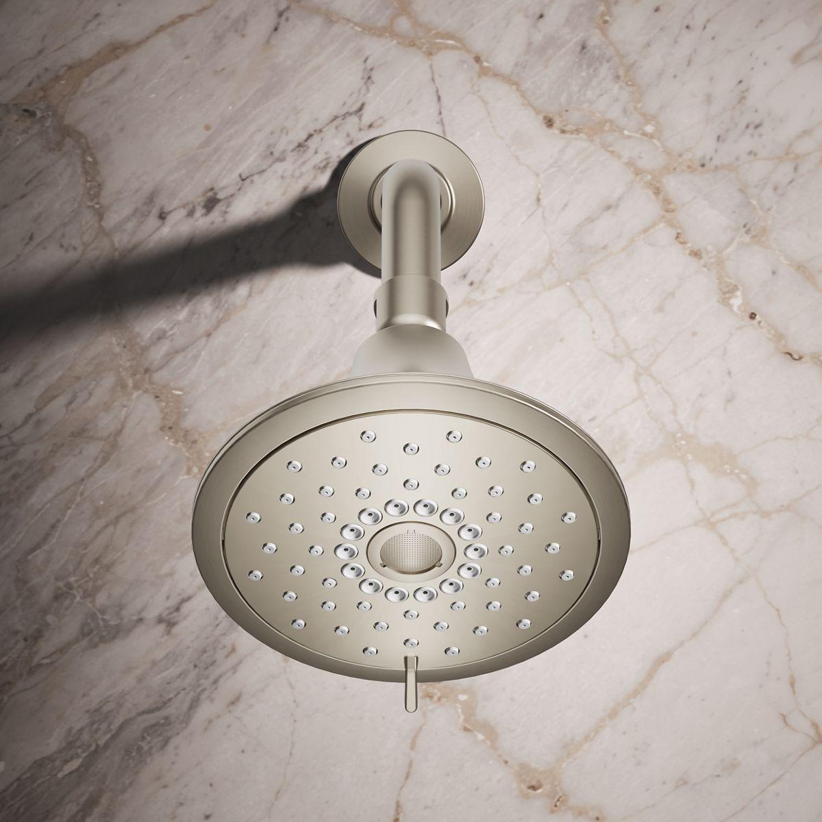 Kohler Forte 1.75 gpm Multifunction Wall Mount Showerhead, Three Spray Settings, 5.5" High Pressure Spray Head