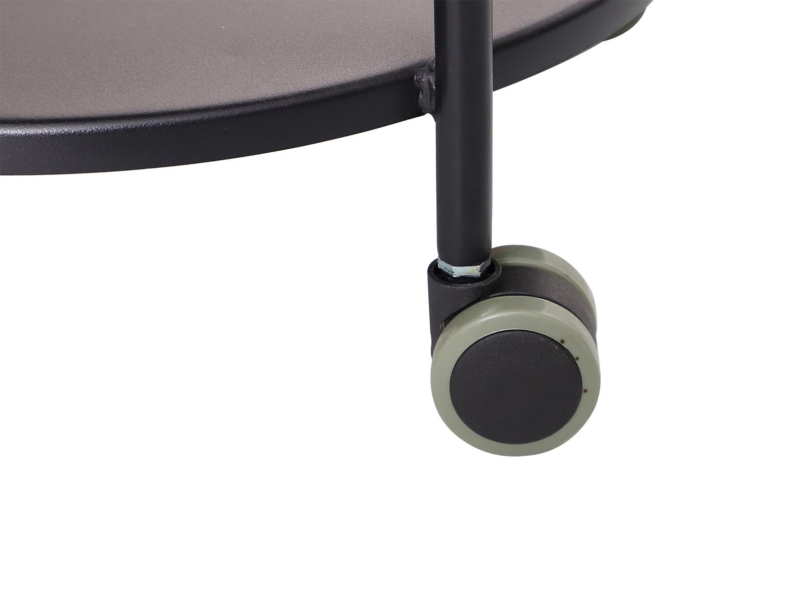 Style Selections Black Steel Outdoor Serving Cart