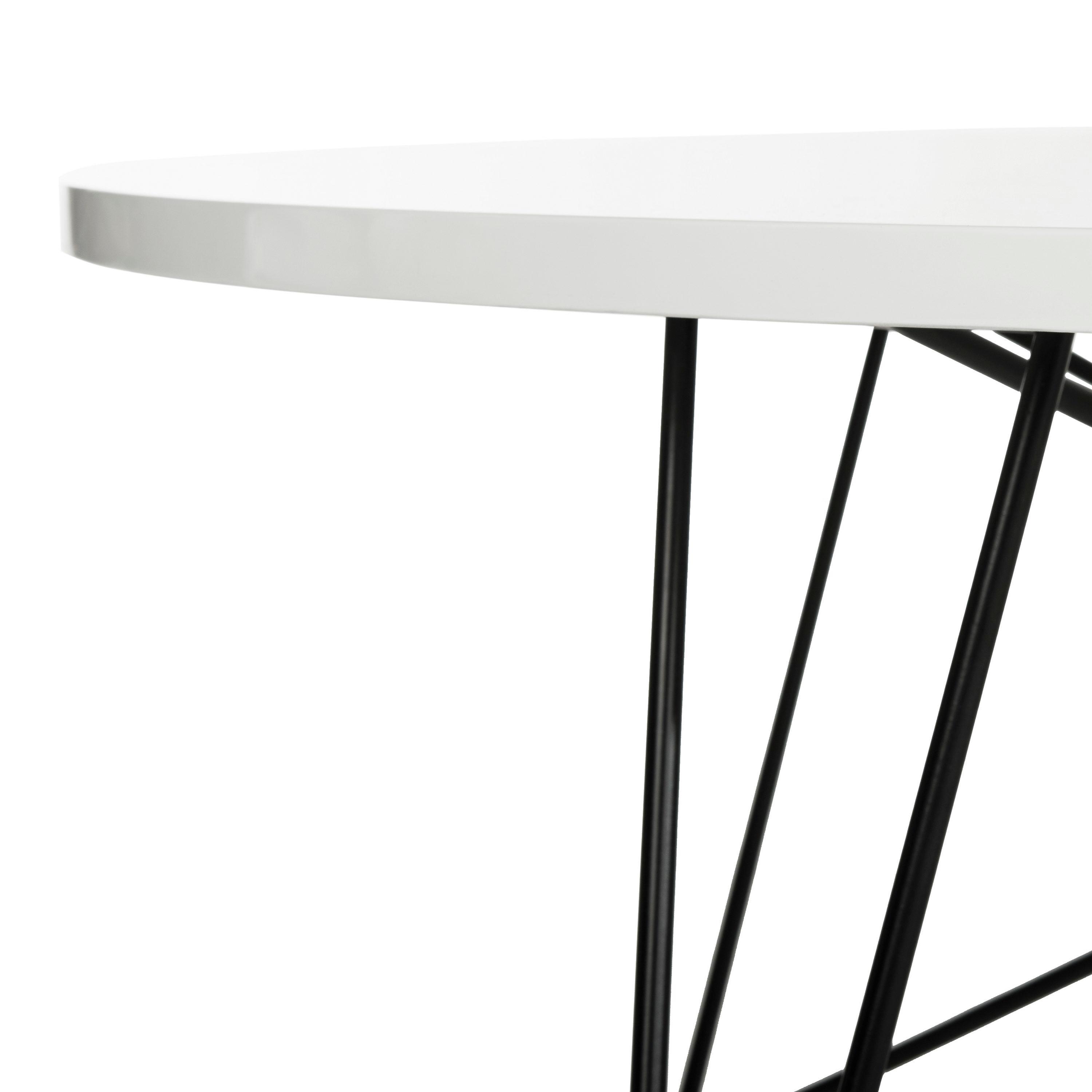 Maris Coffee Table - Lacquer White - Safavieh