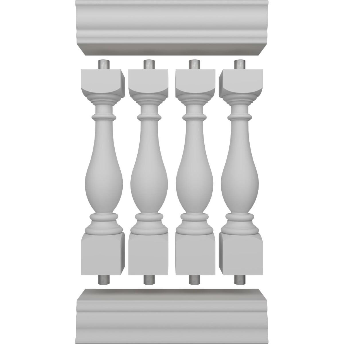 Ekena Millwork Legacy White Porch And Stair Railings