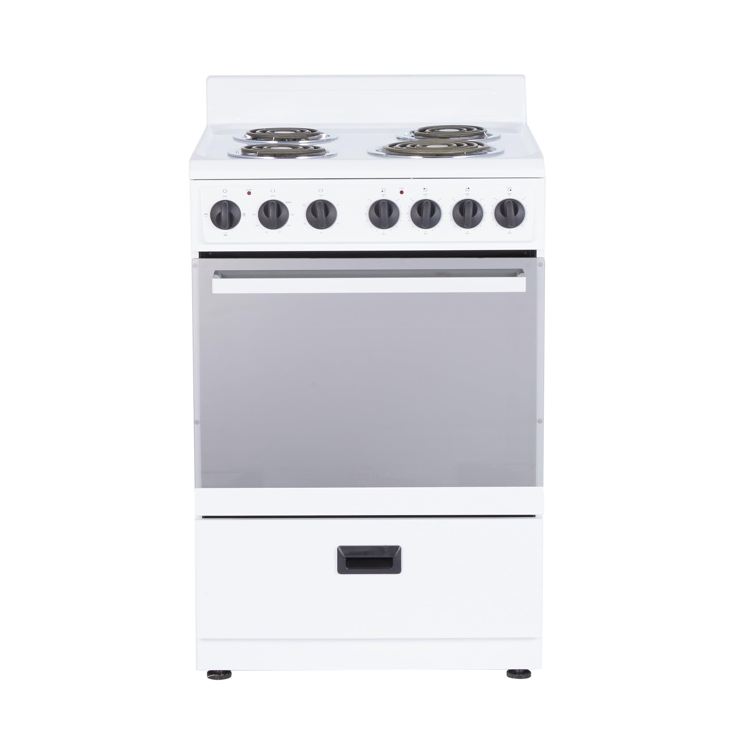 Premium Levella 24" 2.7 Cubic Feet Smart Electric Free Standing Range with 4 Burners