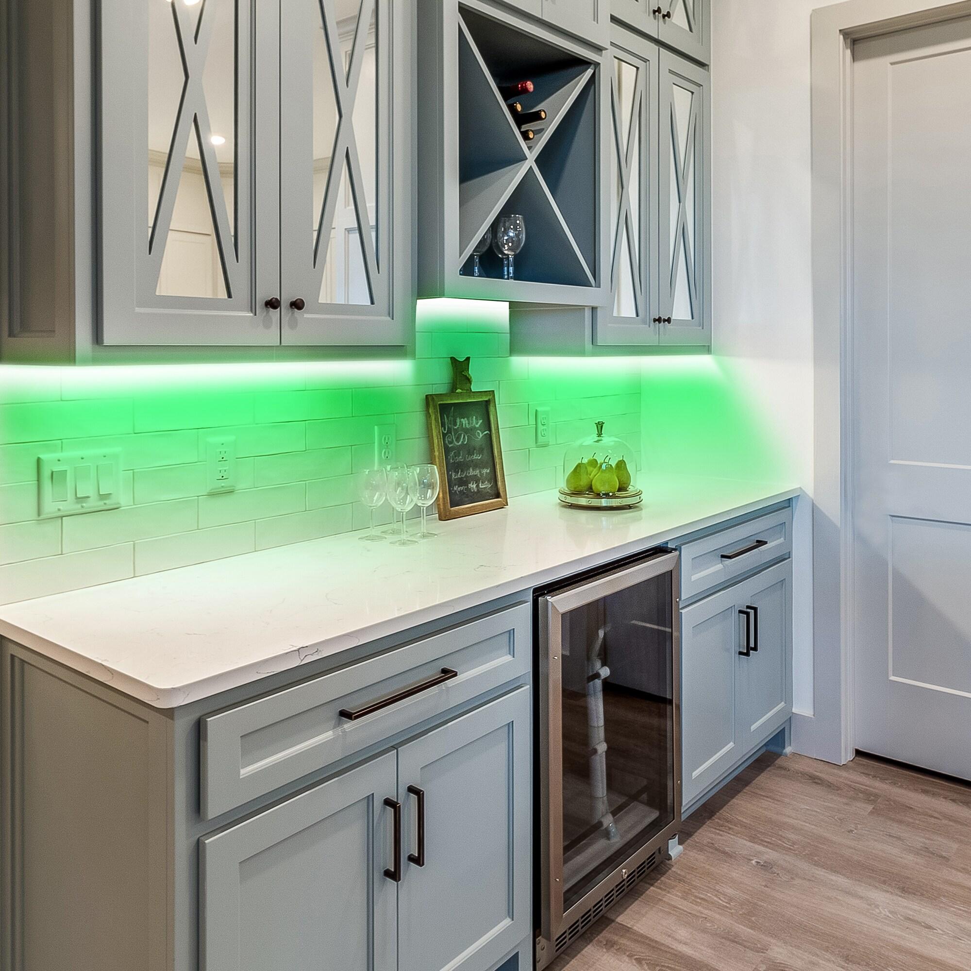 Monster 12ft Multi-Color Sound Reactive LED Light Strip with Remote Control, Indoor