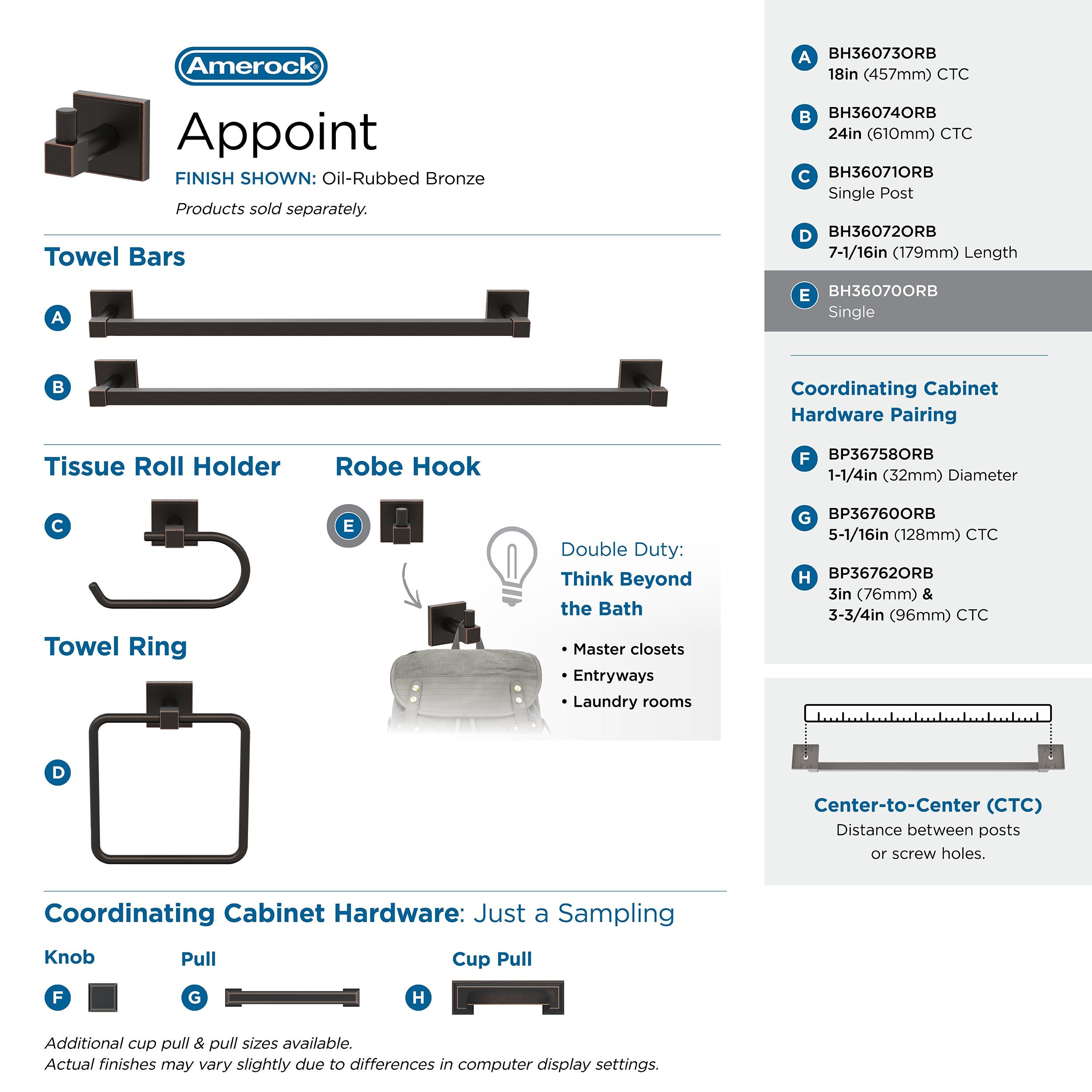 Appoint Wall Mounted Robe Hook