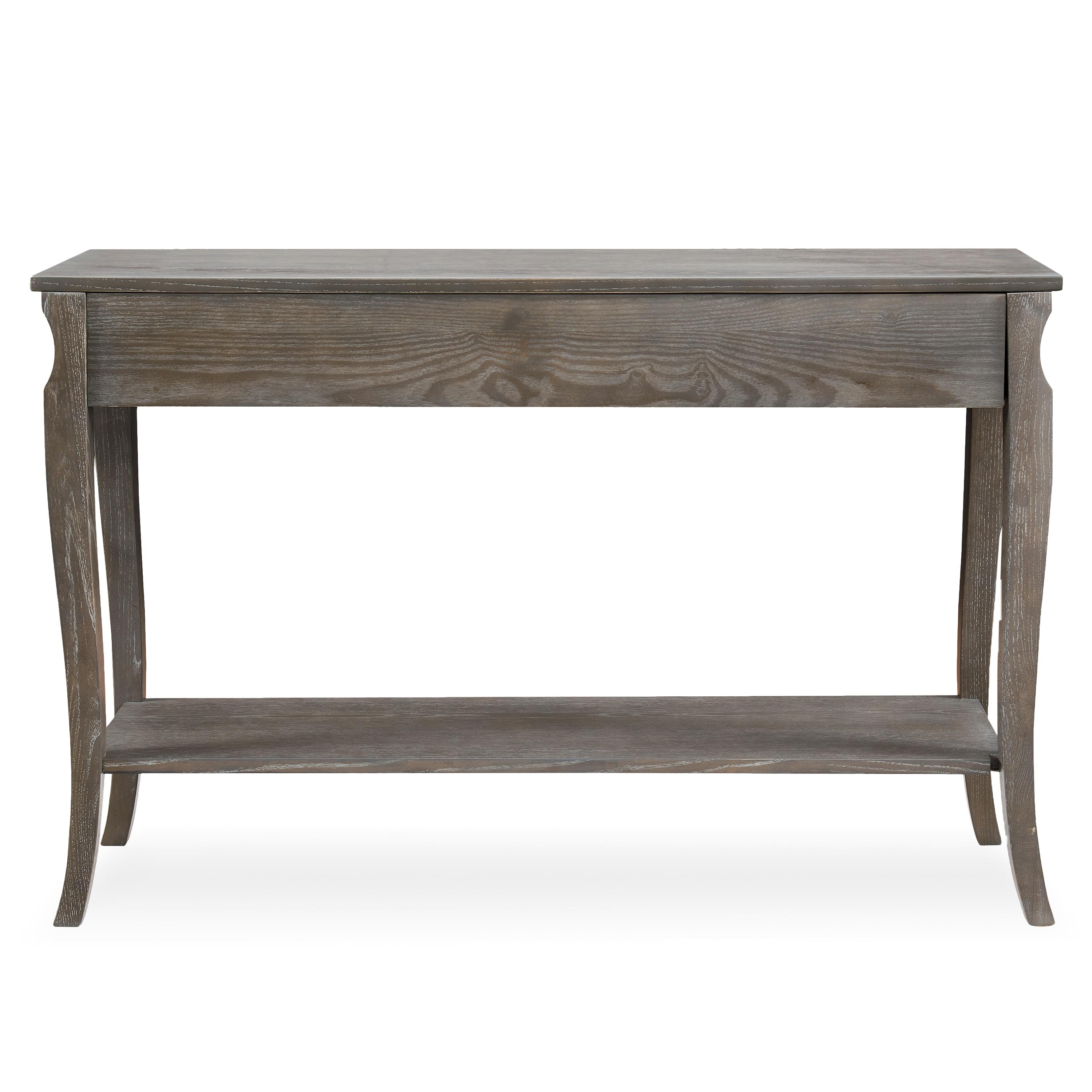 Leick Home Luna Two Drawer Sofa Table, Gray Wash