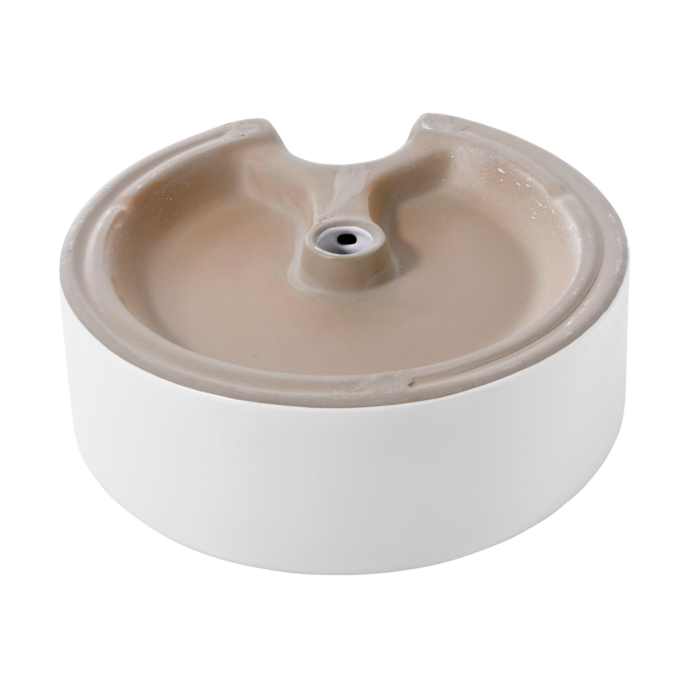 Trocadéro Round Vessel Sink with Faucet Mount