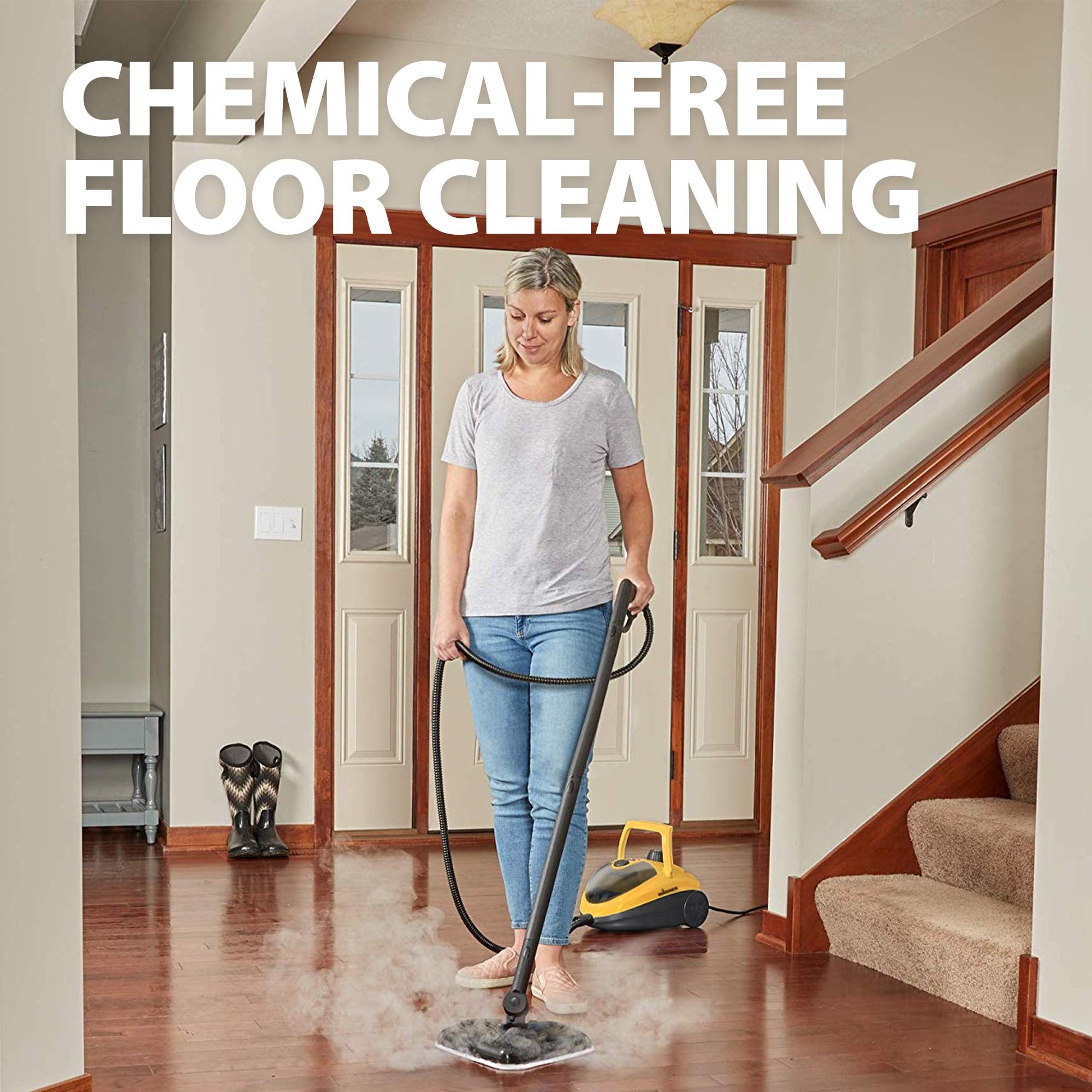 Wagner 925e Elite Steam Cleaner with 20 Accessories: Electric Floor Steamer, Multipurpose, Lightweight, Yellow