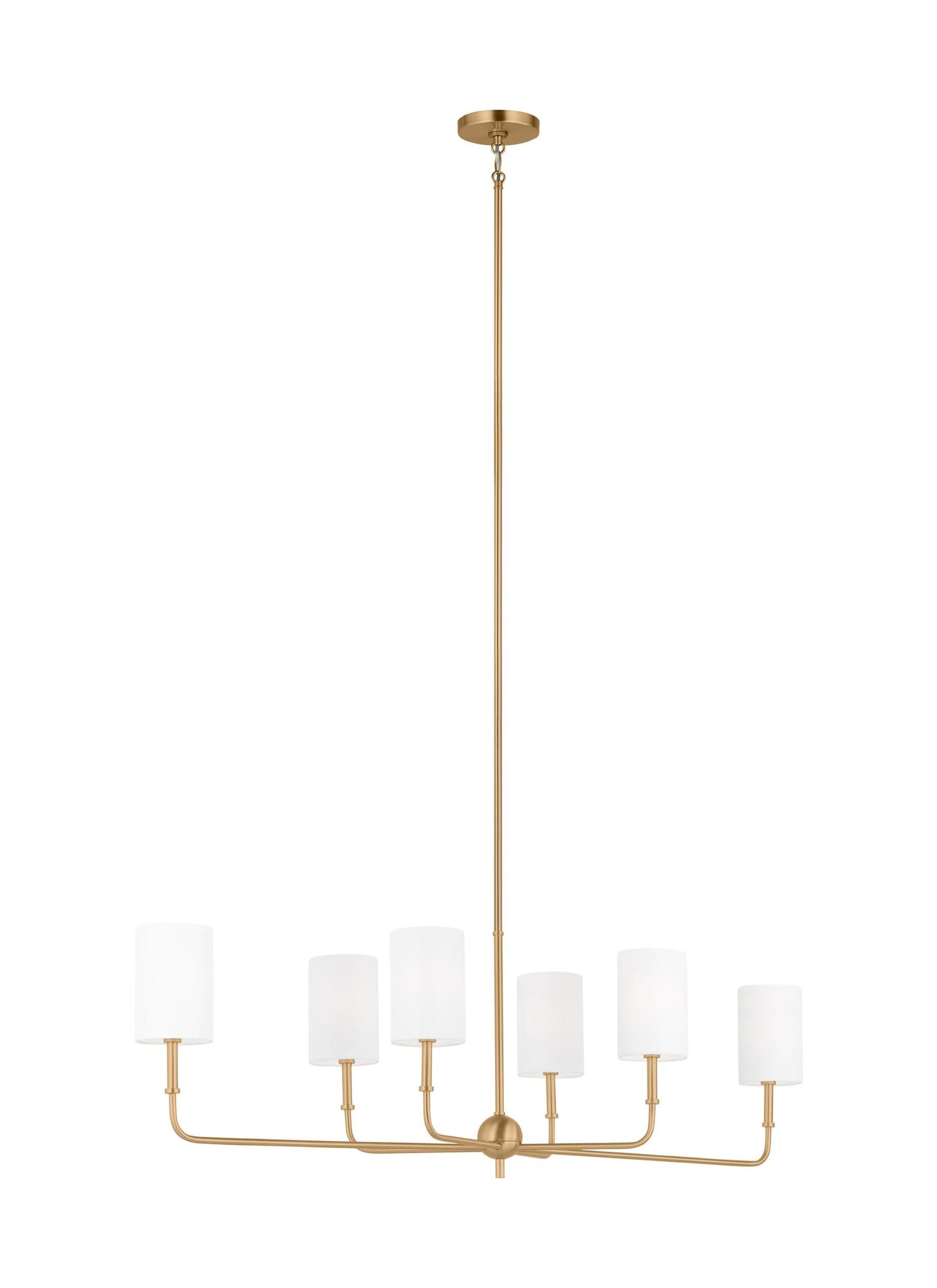 Legrand Linear Chandelier - Brass / 44"W