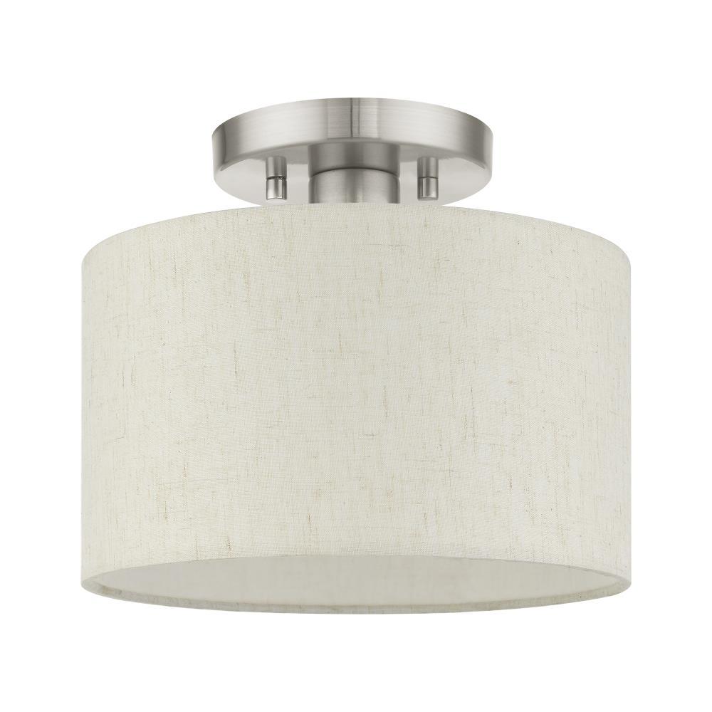 Darian Fabric Semi Flush Mount