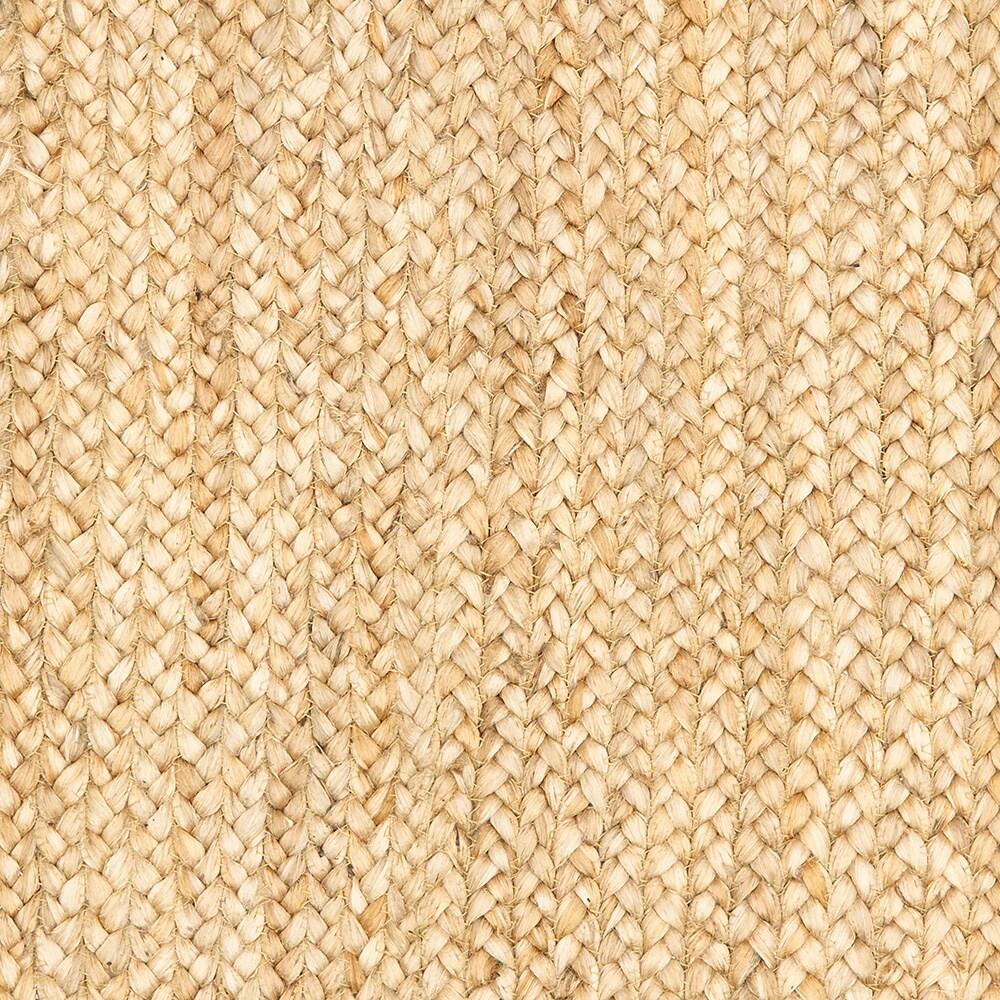 Natural Jute Handmade Non-slip Rectangular 5' x 7' Rug