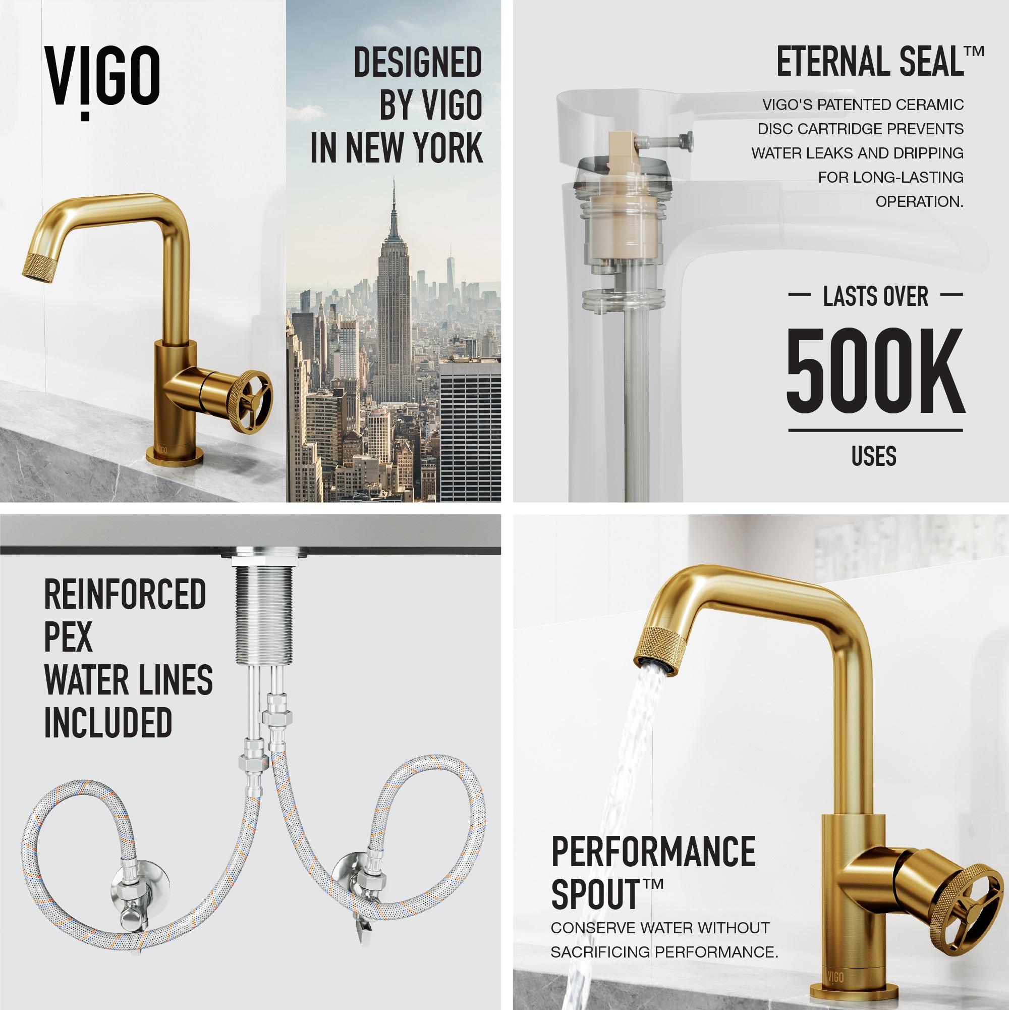 Cass 9" H Single Handle Single Hole Bathroom Faucet