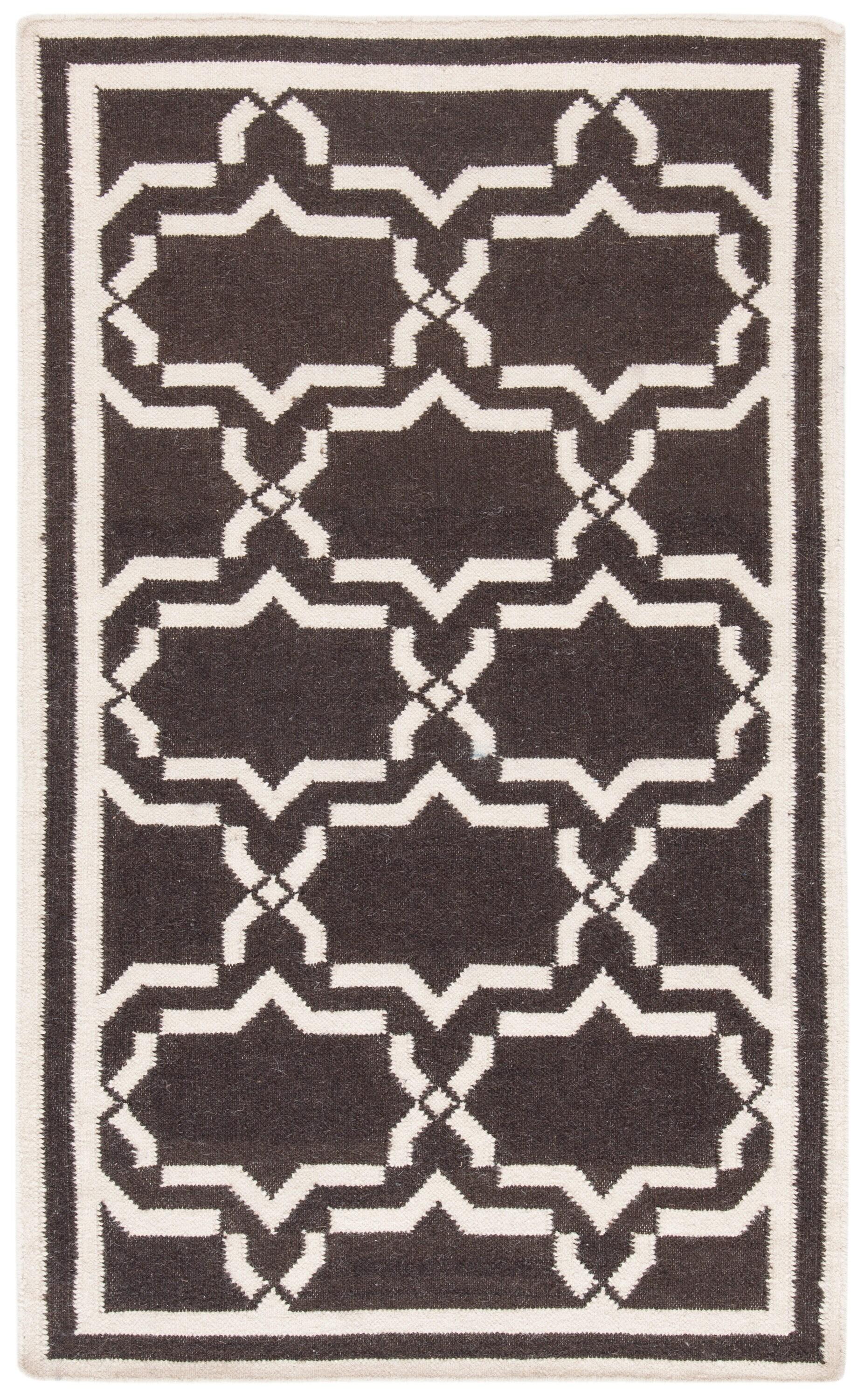 Safavieh Dhurries Hand Woven Flat Weave 80% Wool, 20% Cotton Geometric Rug