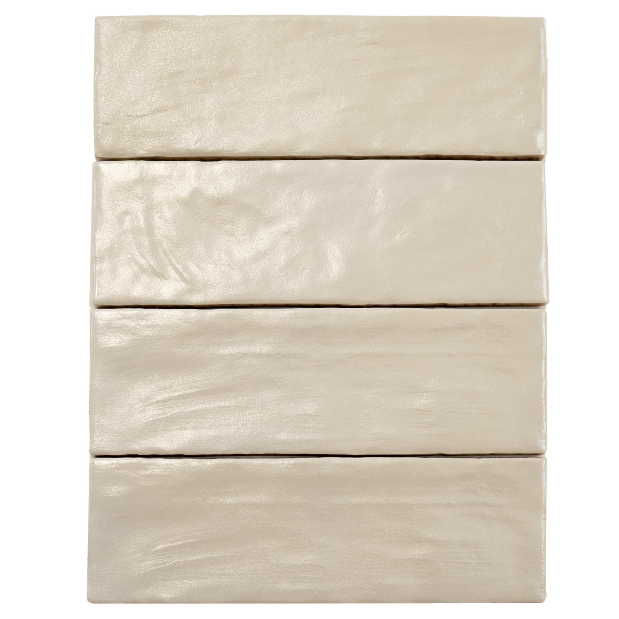Apollo Tile 38 pack 2.5 in. x 8 in. Polished and Honed Ceramic Subway Wall Tile (5.38 sq. ft./Case)