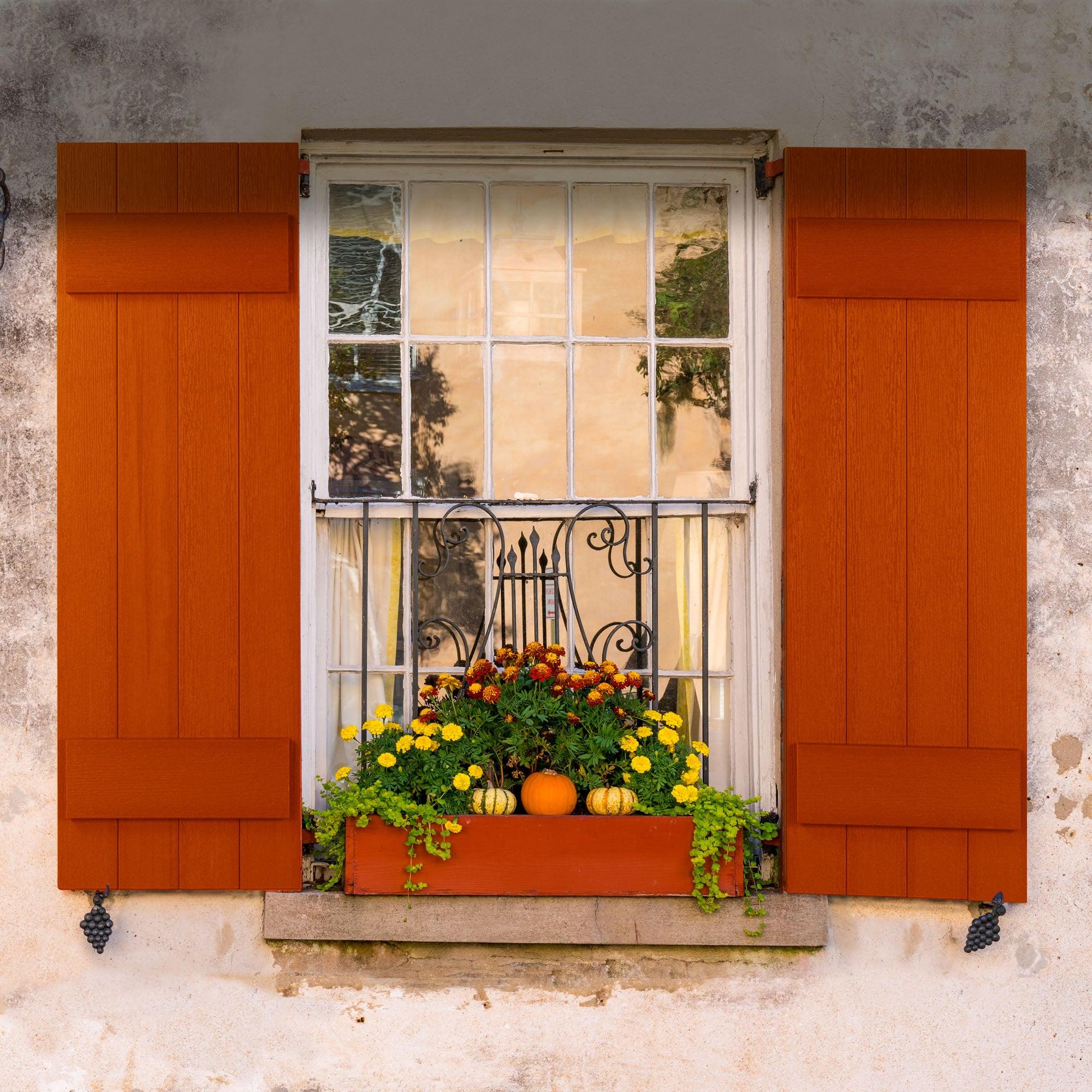 Highwood USA 13.25'' Board & Batten Shutters (Set of 2)