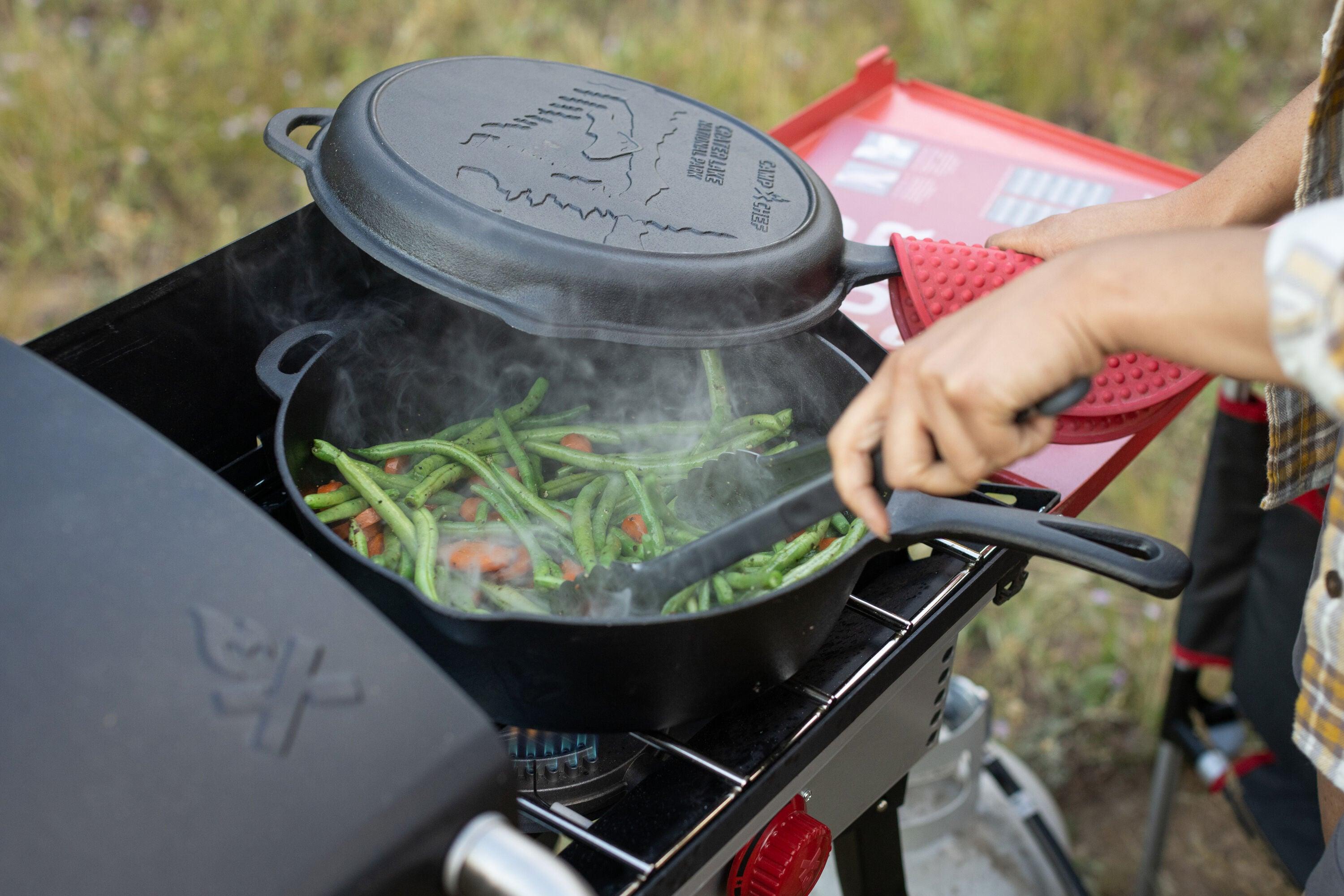 Camp Chef 6 -Pack Cast iron Grill pan set