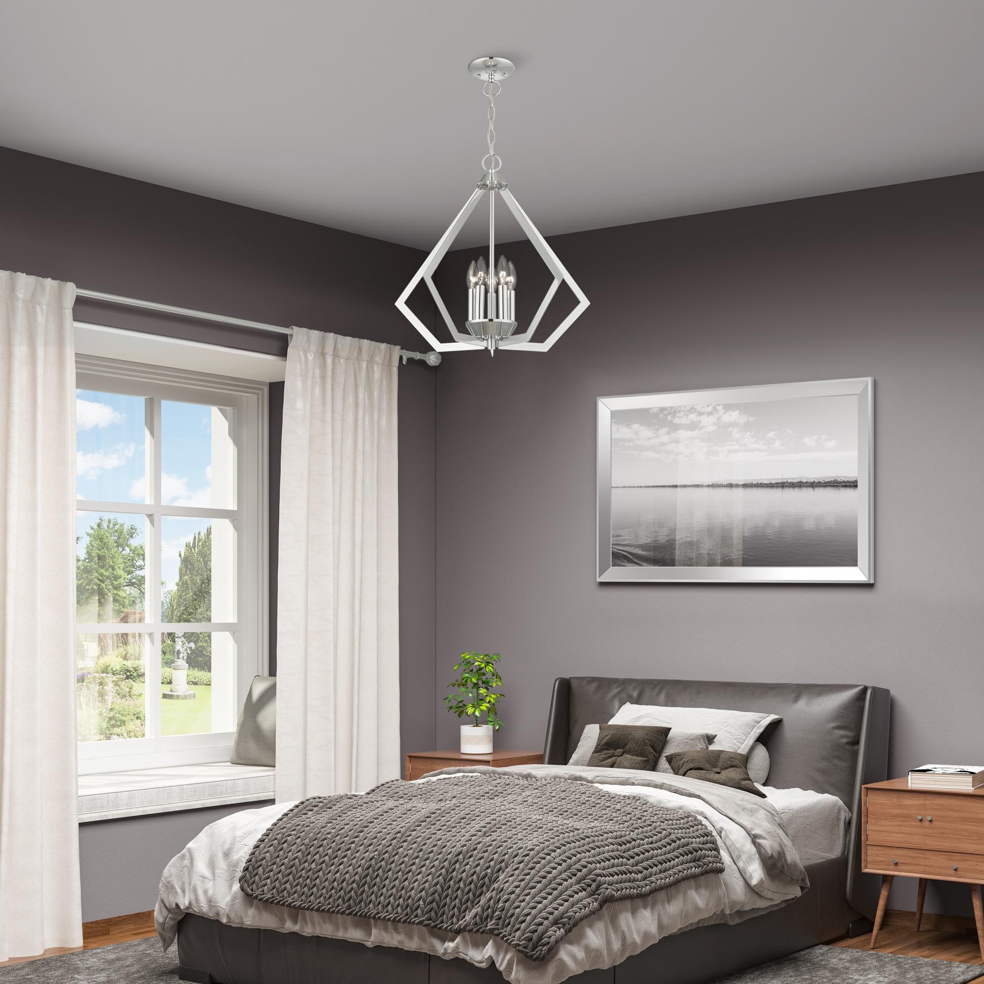 Livex Lighting Prism 5 - Light Chandelier in  Polished Chrome