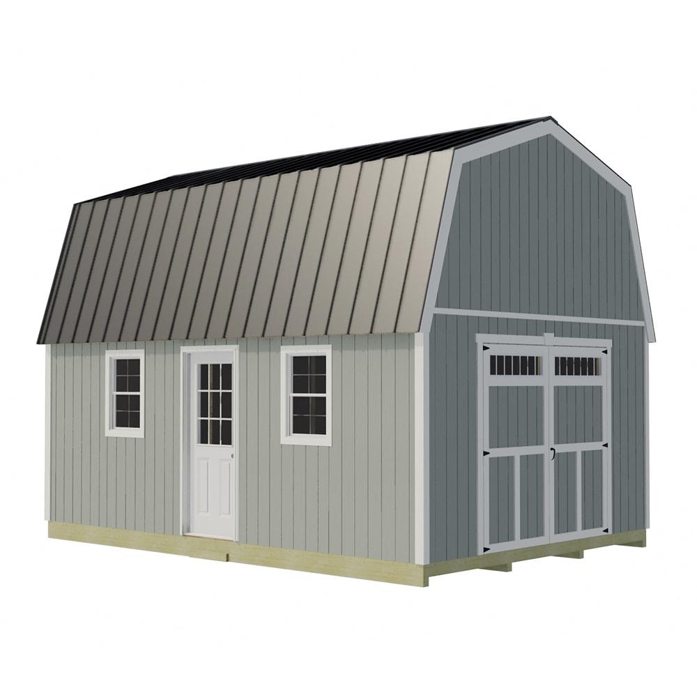 Best Barns Pinewood 14x16 Wood Storage Shed Kit