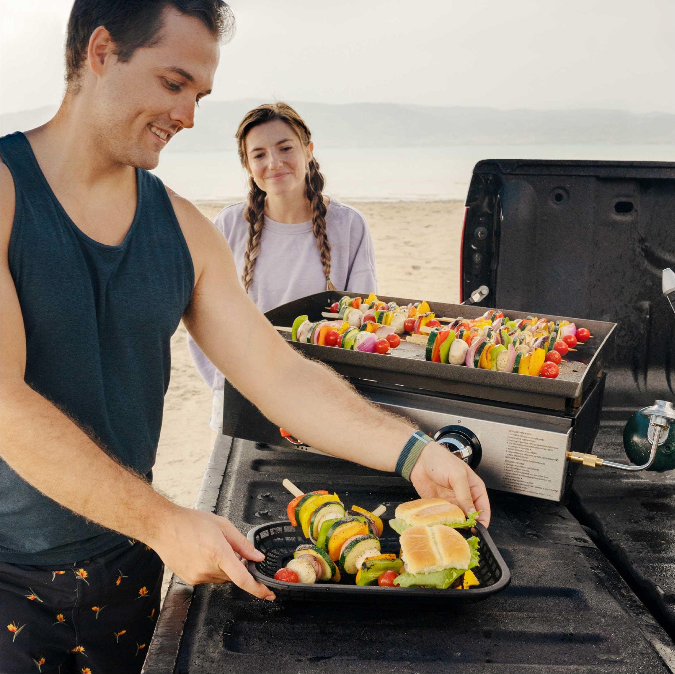 Blackstone 22" Original Omnivore Tabletop Griddle 2-Burner Liquid Propane Flat Top Grill