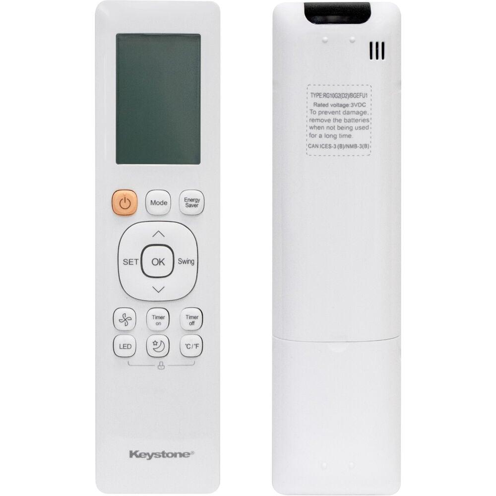 Keystone 12000 BTU Window Air Conditioner for 550 Square Feet with Remote Included