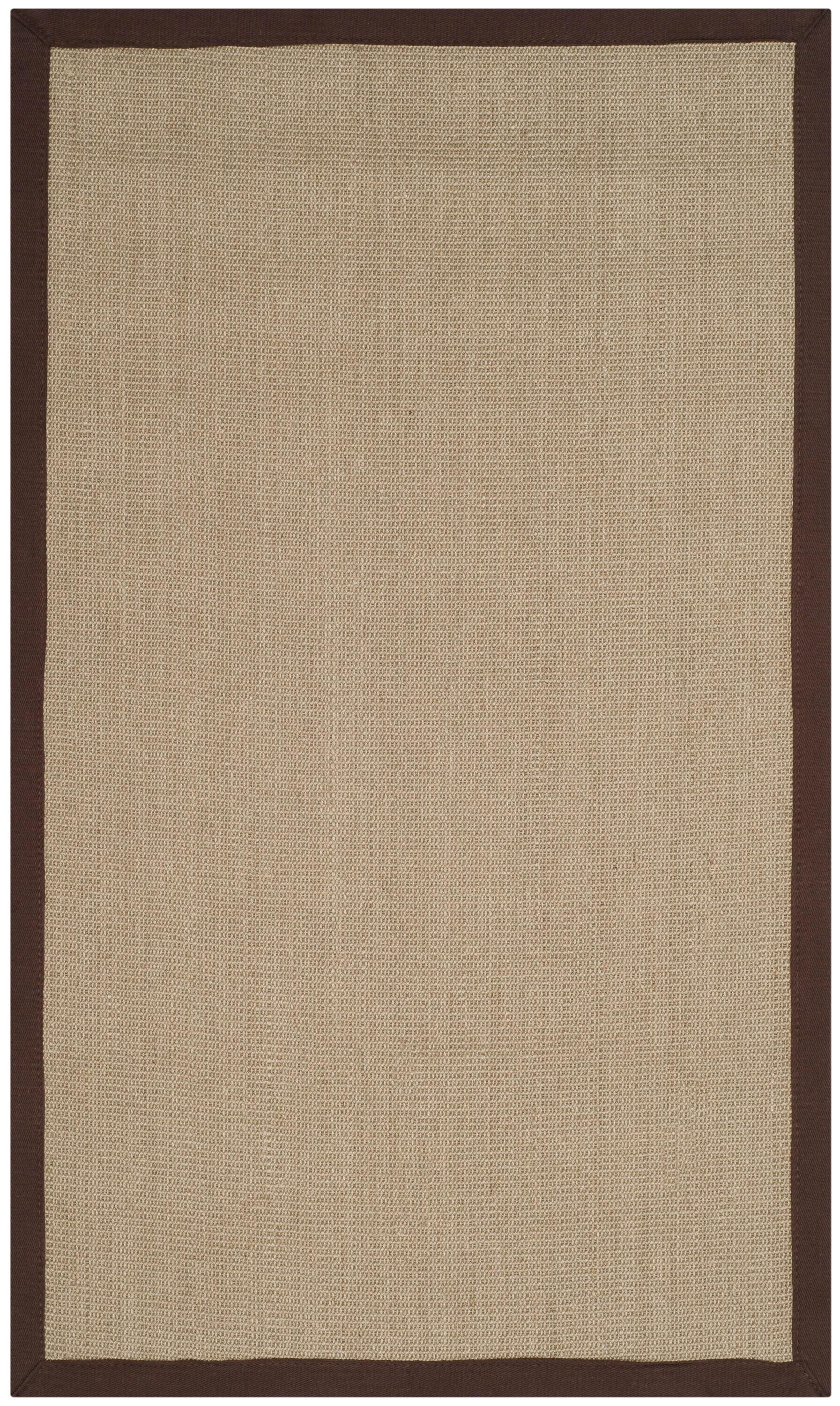 Natural Fiber NF131 Power Loomed Indoor Accent Rug - Sage/Brown - 3'x5' - Safavieh