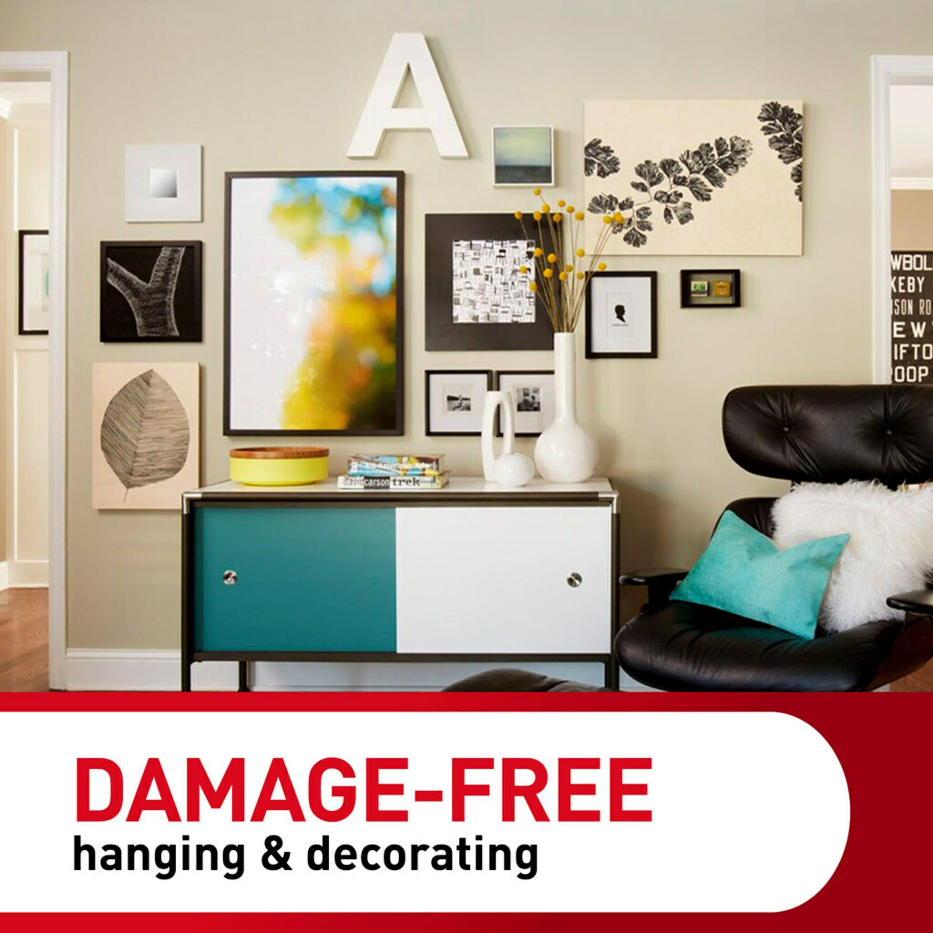 Command Medium Picture Hangers, Damage-Free Hanging, 12 Pairs