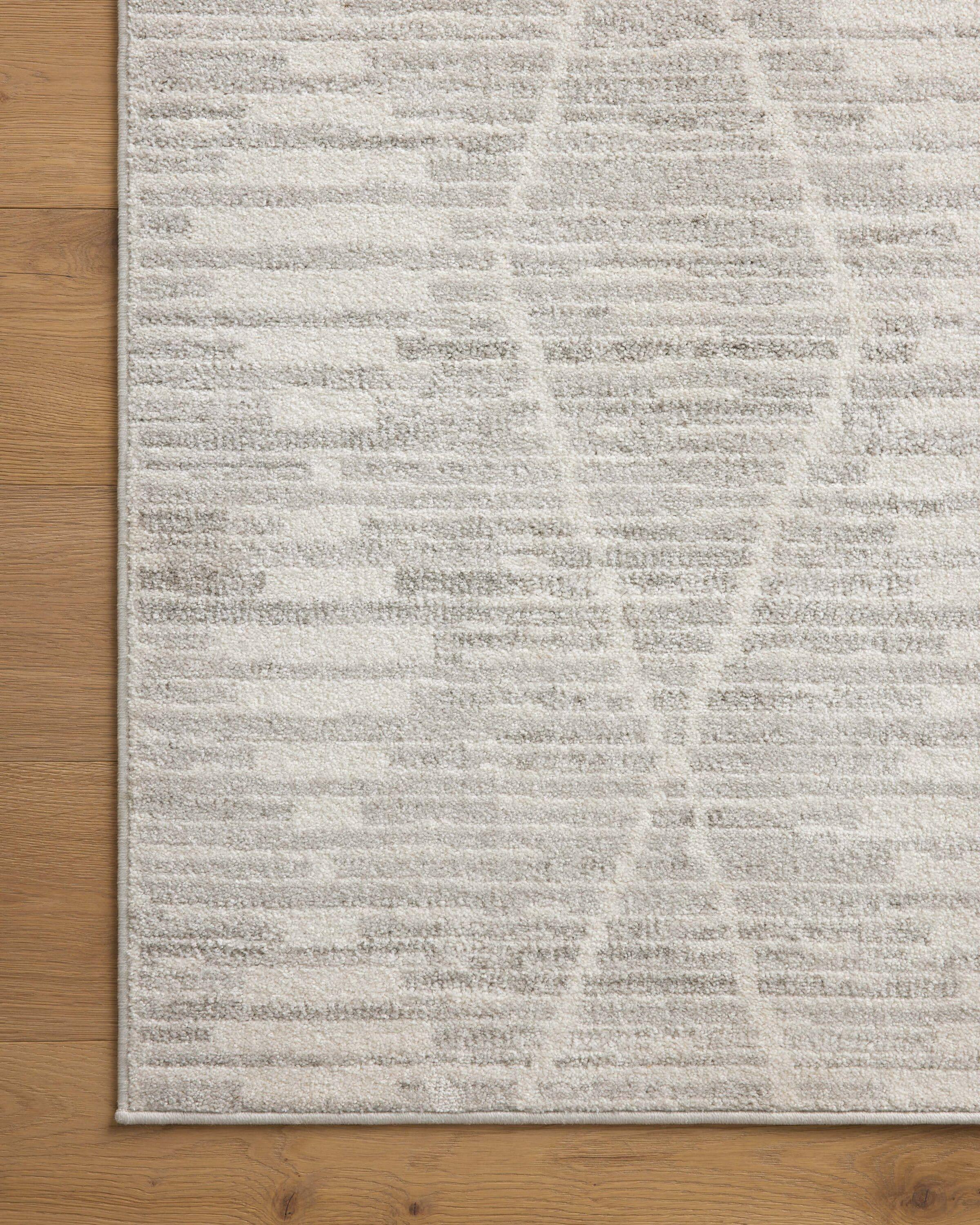 Loloi II Kamala Ivory / Silver 6'-7" x 9'-6" Area Rug