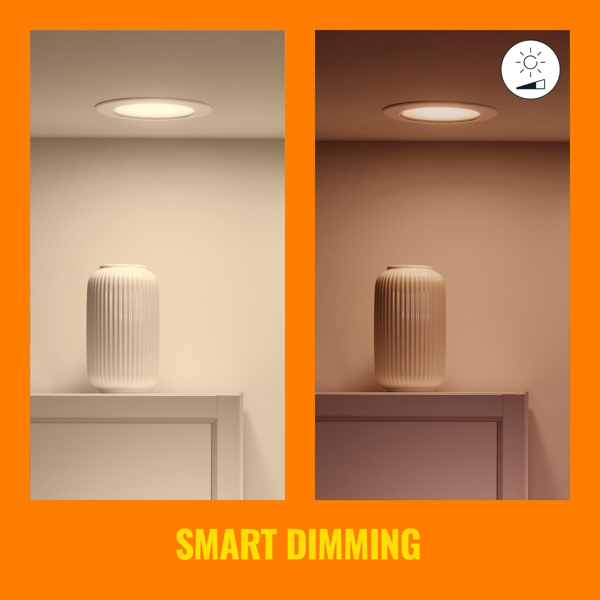 WiZ - 6" Recessed Tunable Wi-Fi Smart LED Downlight - White