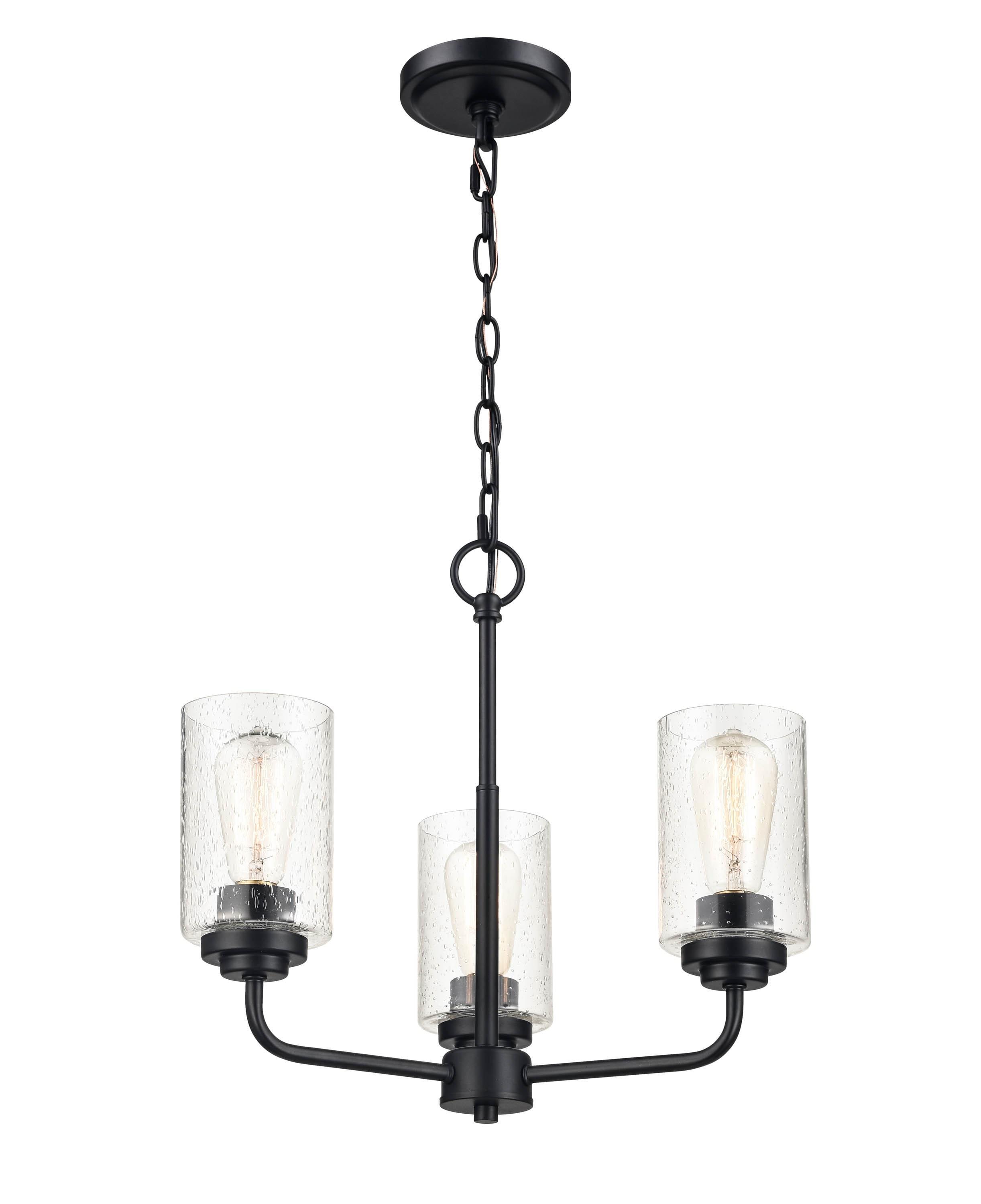 Millennium Lighting Moven 3 - Light Chandelier in  Matte Black