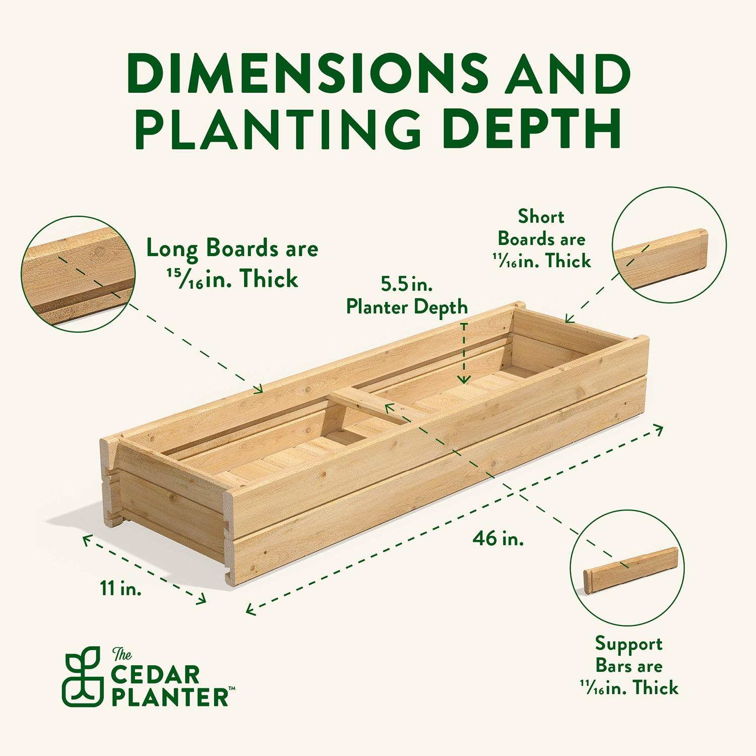 Greenes Fence Cedar Wood Planter Box Wood Planter Box