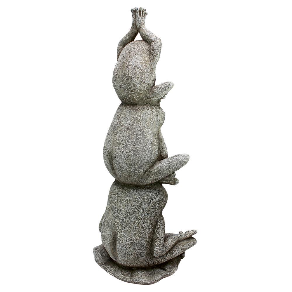 Frazier Frog Power Garden Statue