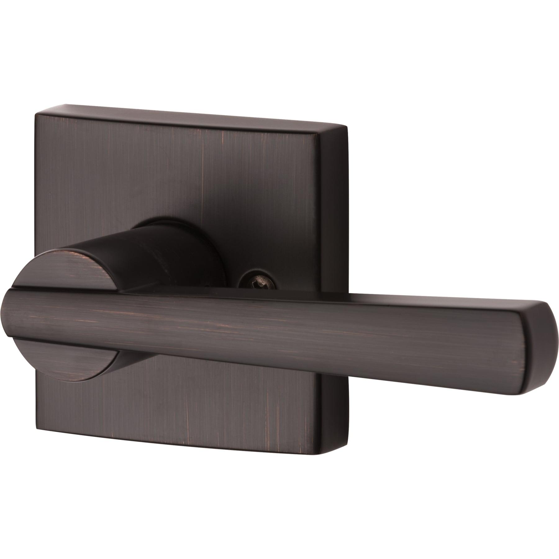 Venetian Bronze Square Backplate Dummy Door Handle