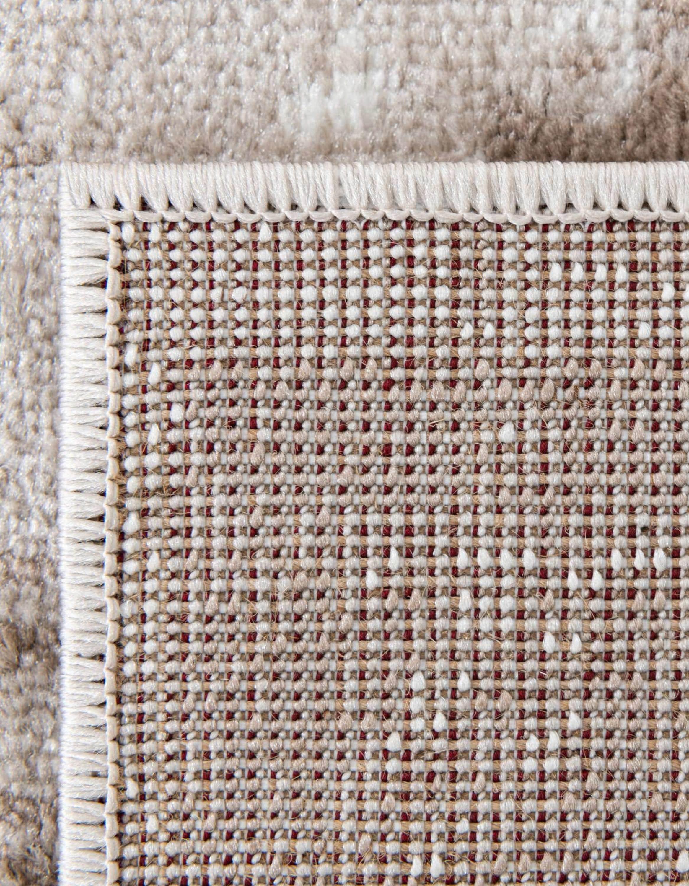 Unique Loom 8' 0 x 8' 0 Sofia Salle Garnier Beige Area Rug