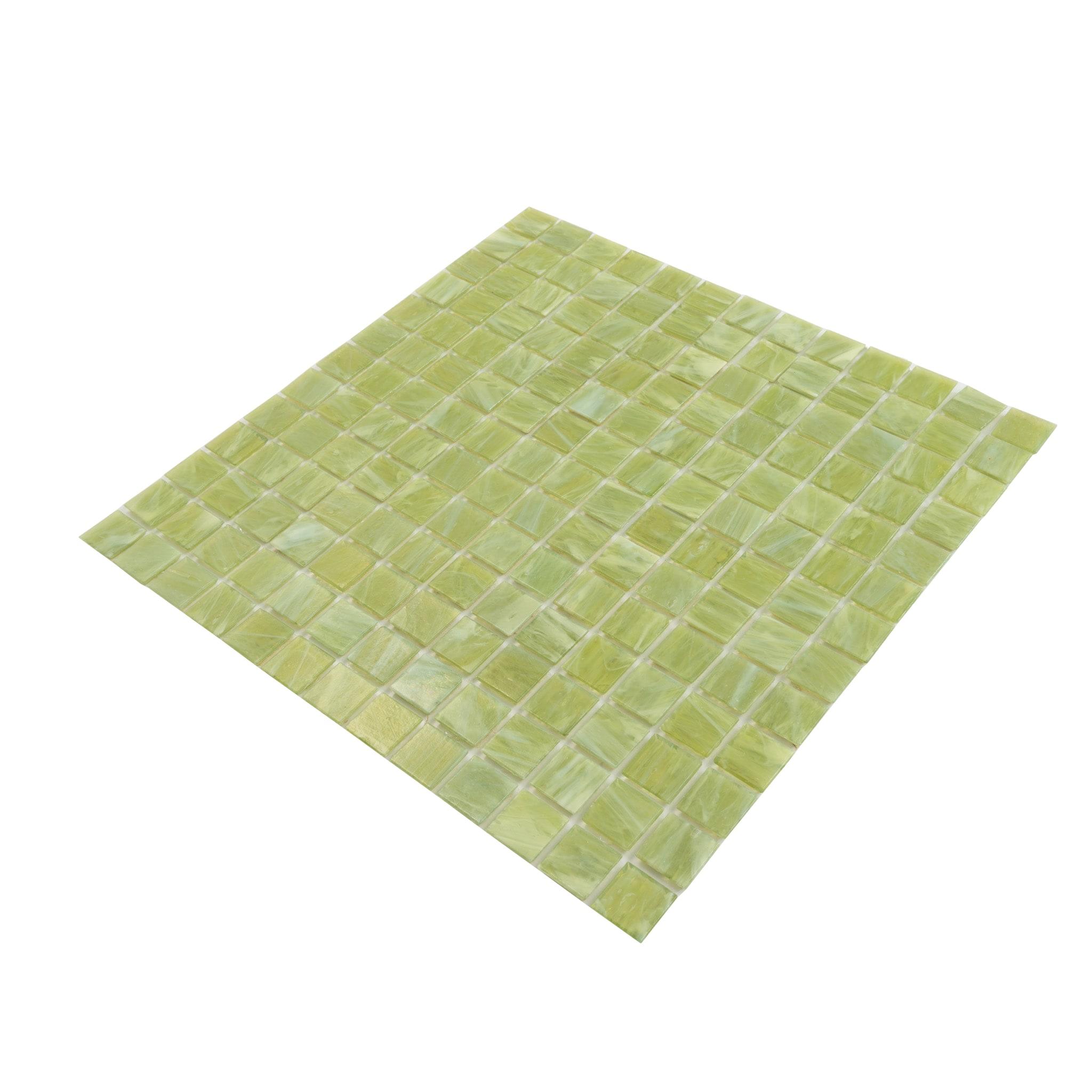 Celestial 0.8" x 0.8" Glass Grid Mosaic Wall & Floor Tile