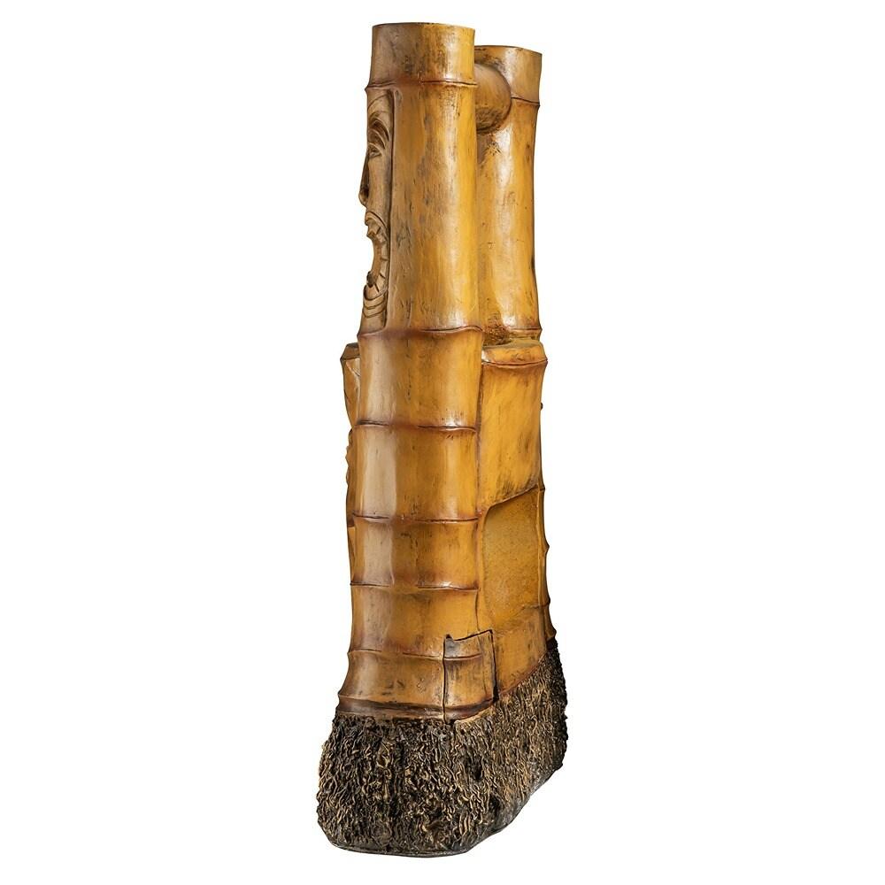 Design Toscano Tiki Gods of Hawaiian Islands LED Garden Fountain