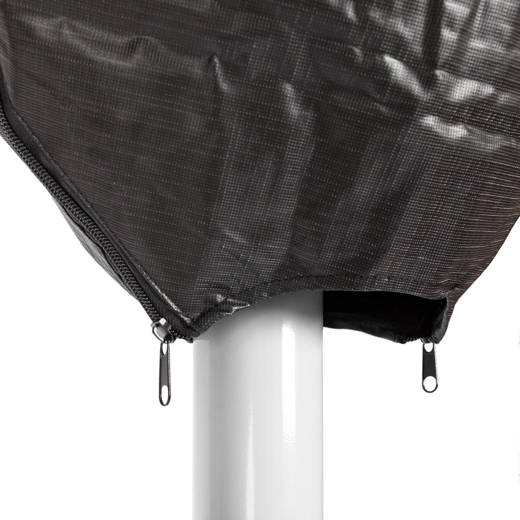 Fire Sense Fire Sense Outdoor Vinyl Head Cover LPG Patio Heaters Heavy Duty 10 Gauge Felt Lined with 32" Reflectors-Black