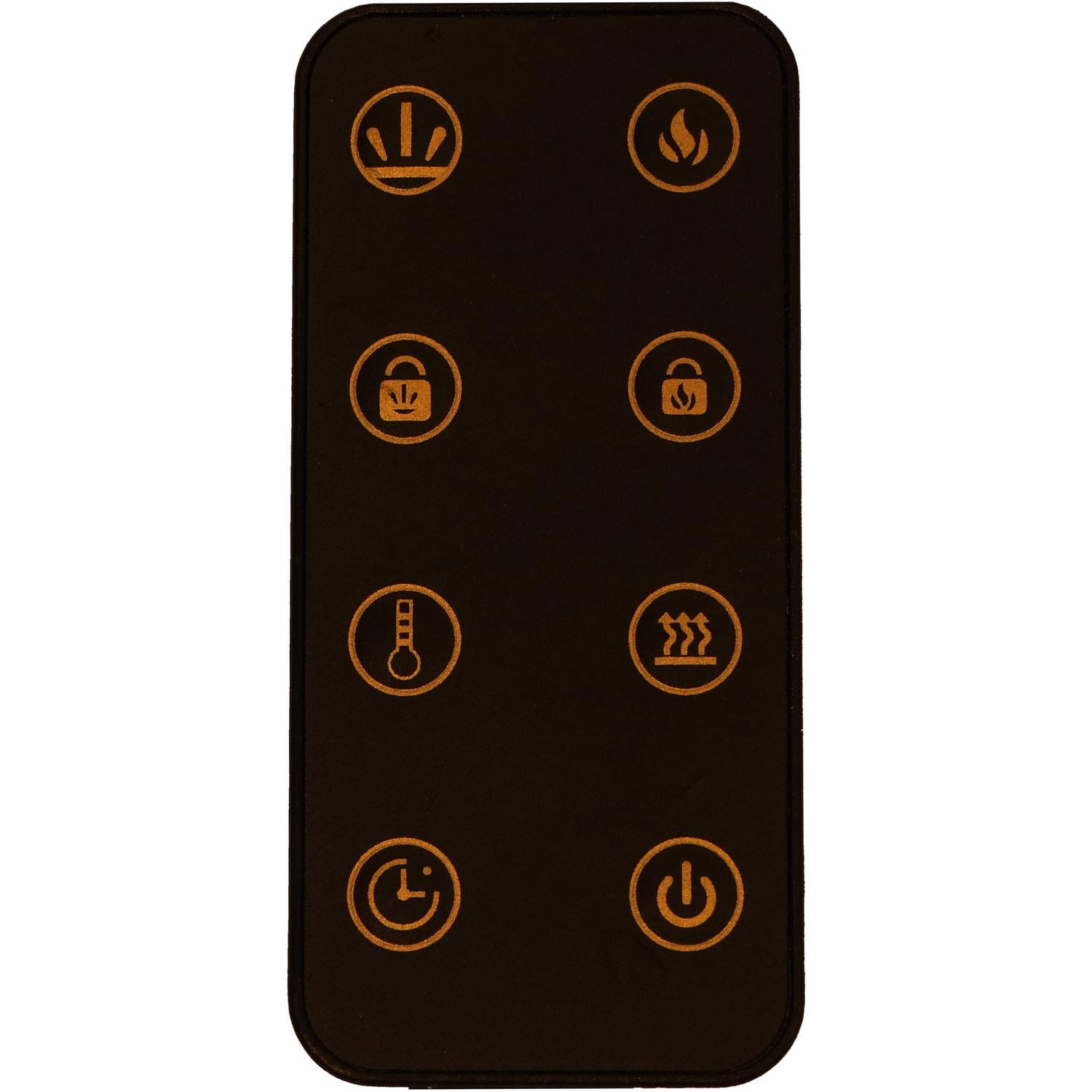 Cambridge Cambridge Wall Mount Electric Fireplace Heater with Remote Control for Indoor Use in Living Room, Bedroom, Home Office