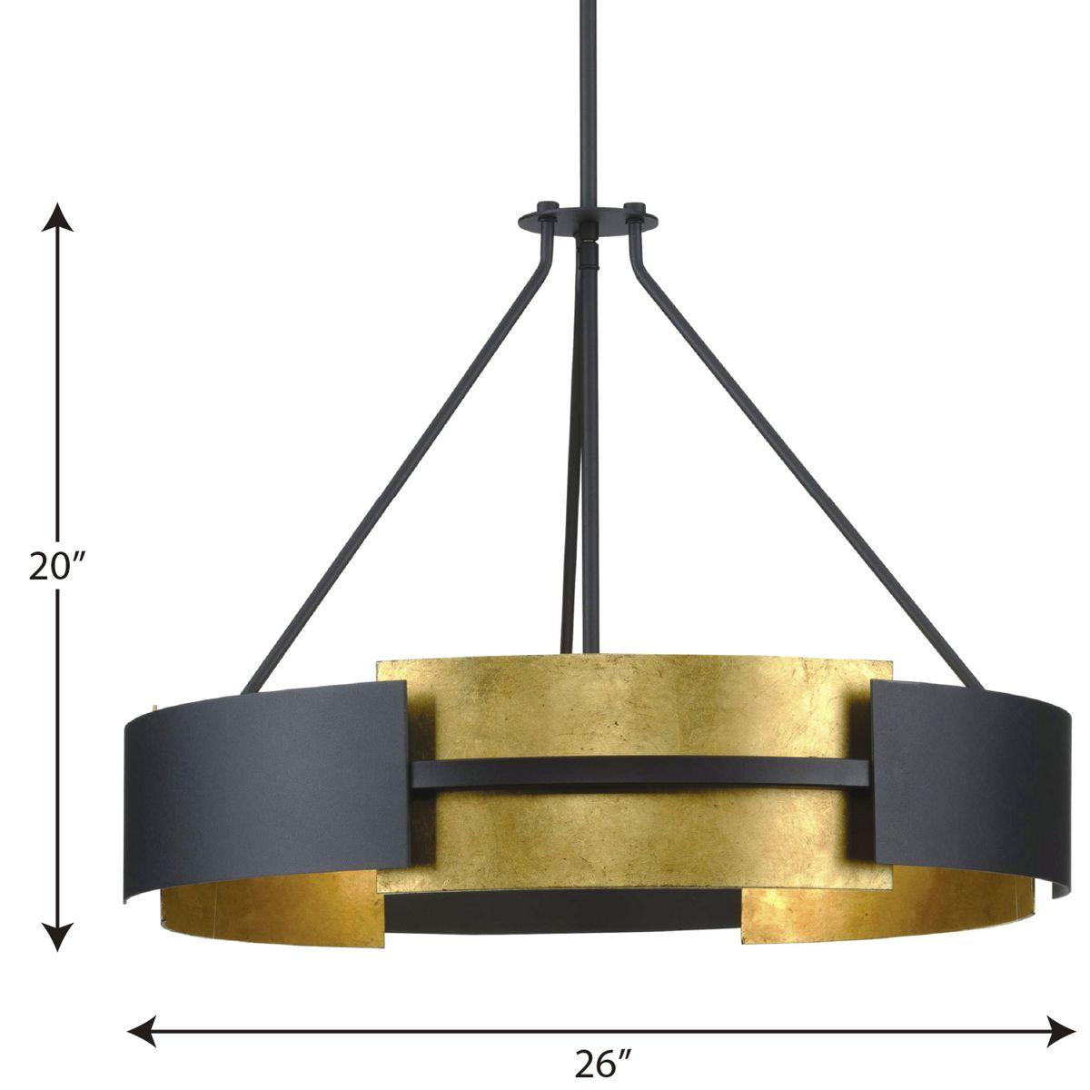 Vankirk 5 - Light Dimmable Drum Chandelier