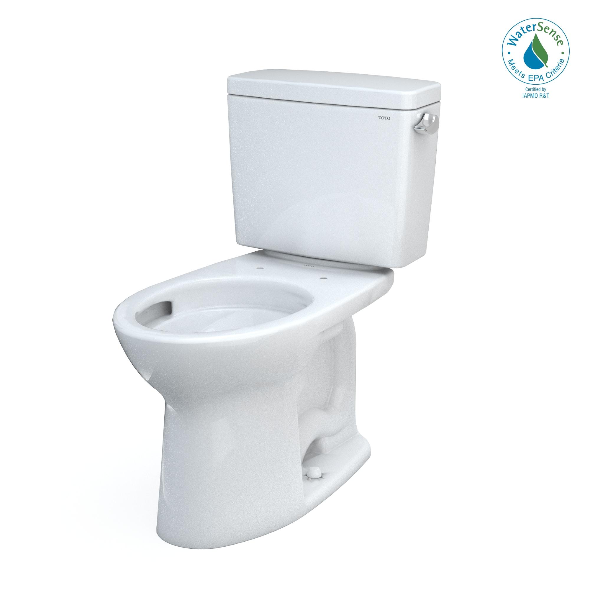 Drake® 1.28 GPF (Water Efficient) Elongated Two-Piece Toilet with Tornado Flush (Seat Not Included)