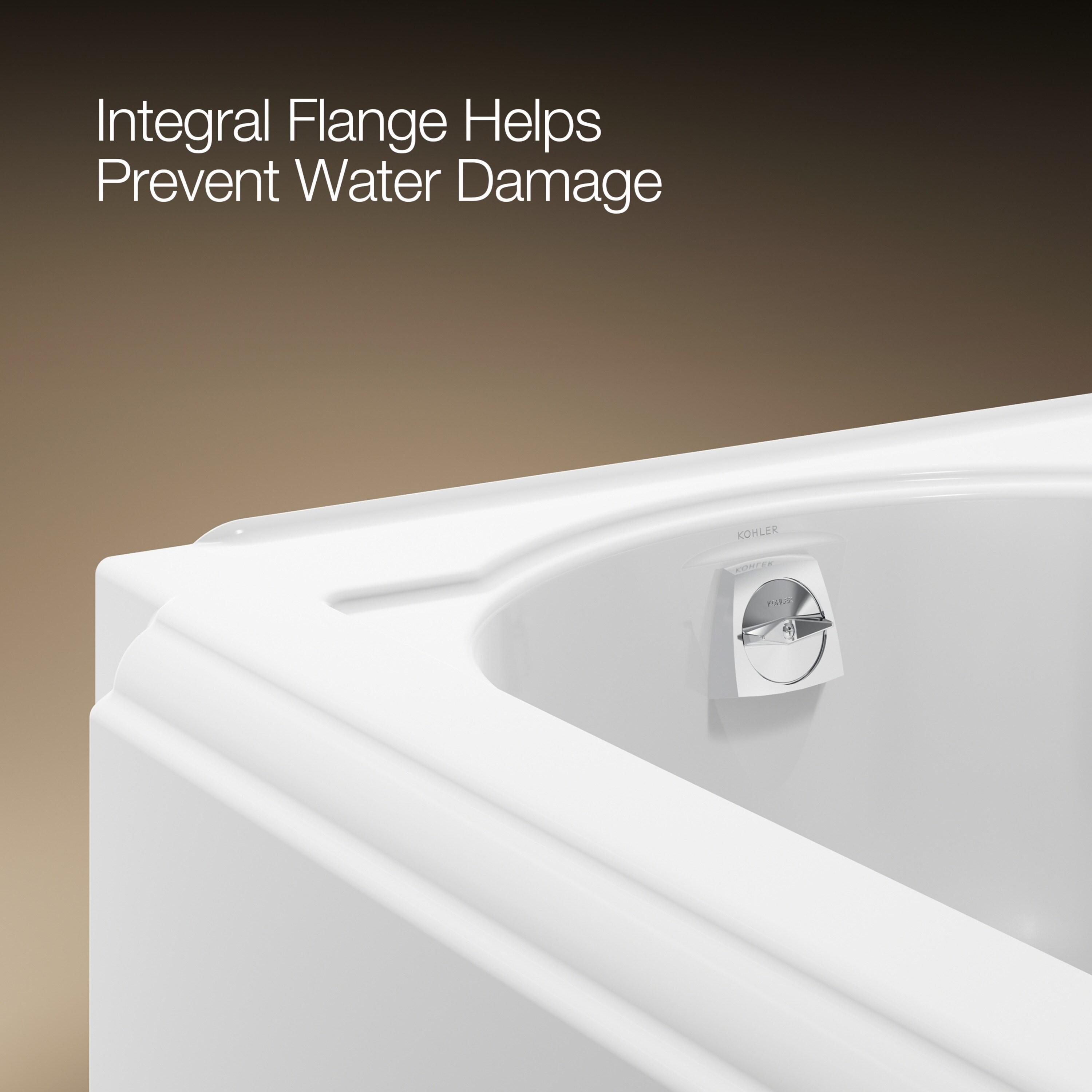 Memoirs® 60" x 32" Alcove/Tile in Soaking Cast Iron Bathtub