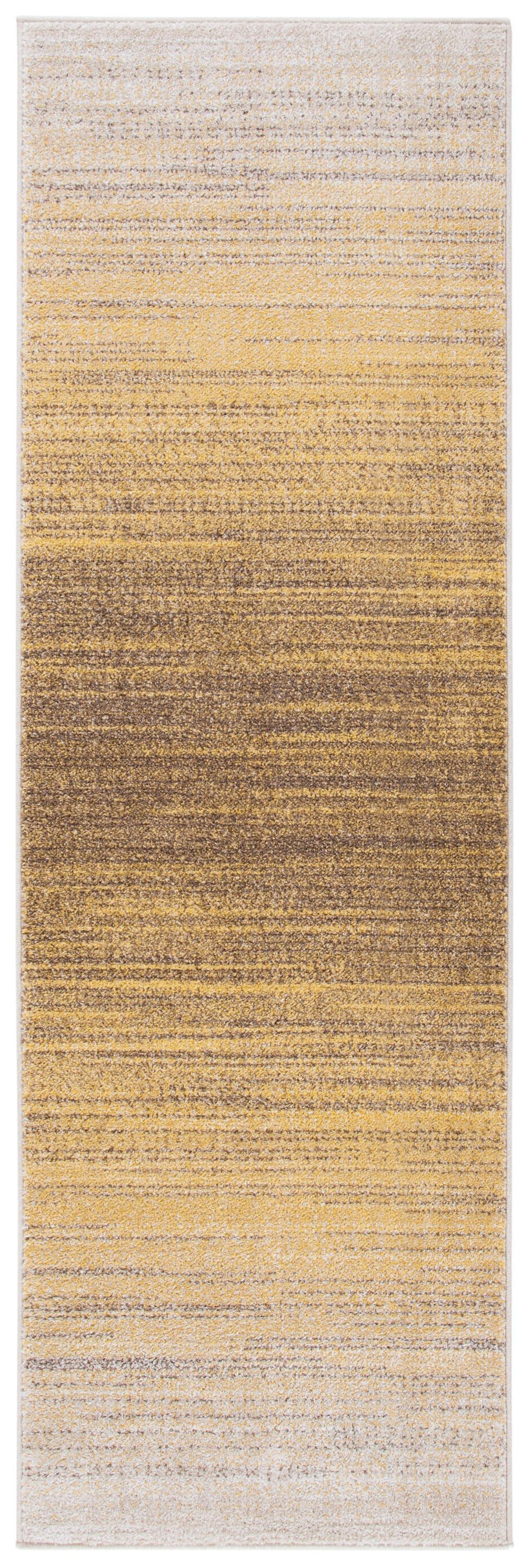 SAFAVIEH Adirondack Maris Abstract Runner Rug, Gold/Ivory, 2'6" x 12'