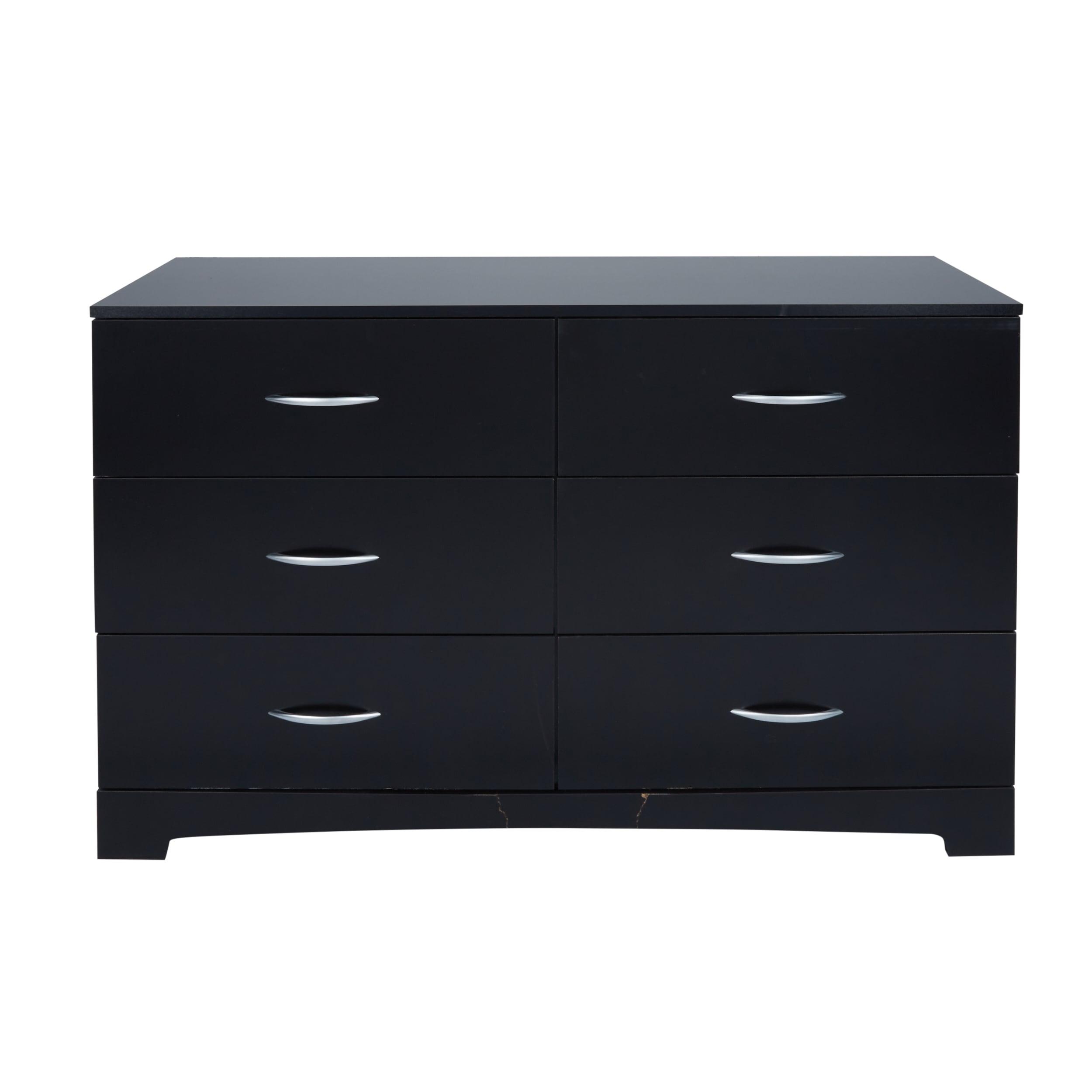 South Shore Step One, Contemporary Dresser,  Black