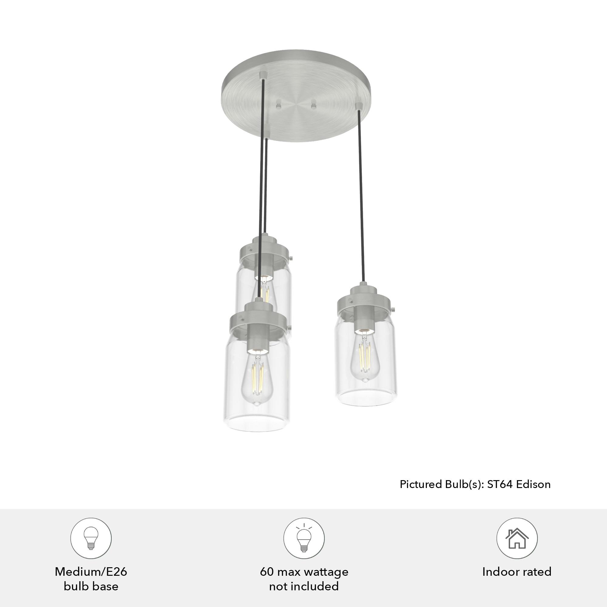 Hunter Fan Devon Park 3 - Light Unique Tiered Chandelier