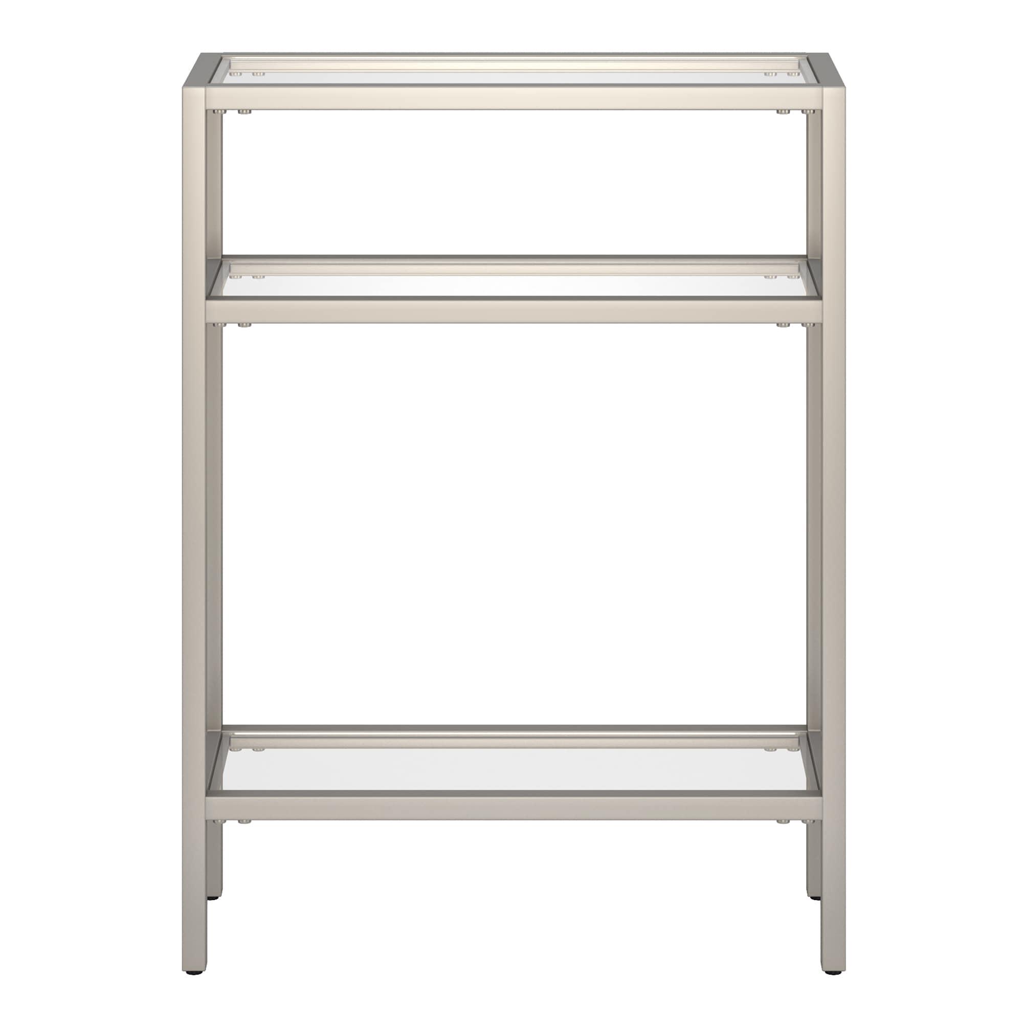 Henn&Hart 22" Silver Console Table