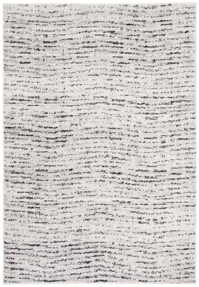 Adirondack ADR117 Machine Made Indoor Area Rug - Ivory/Silver - 6'x9' - Safavieh